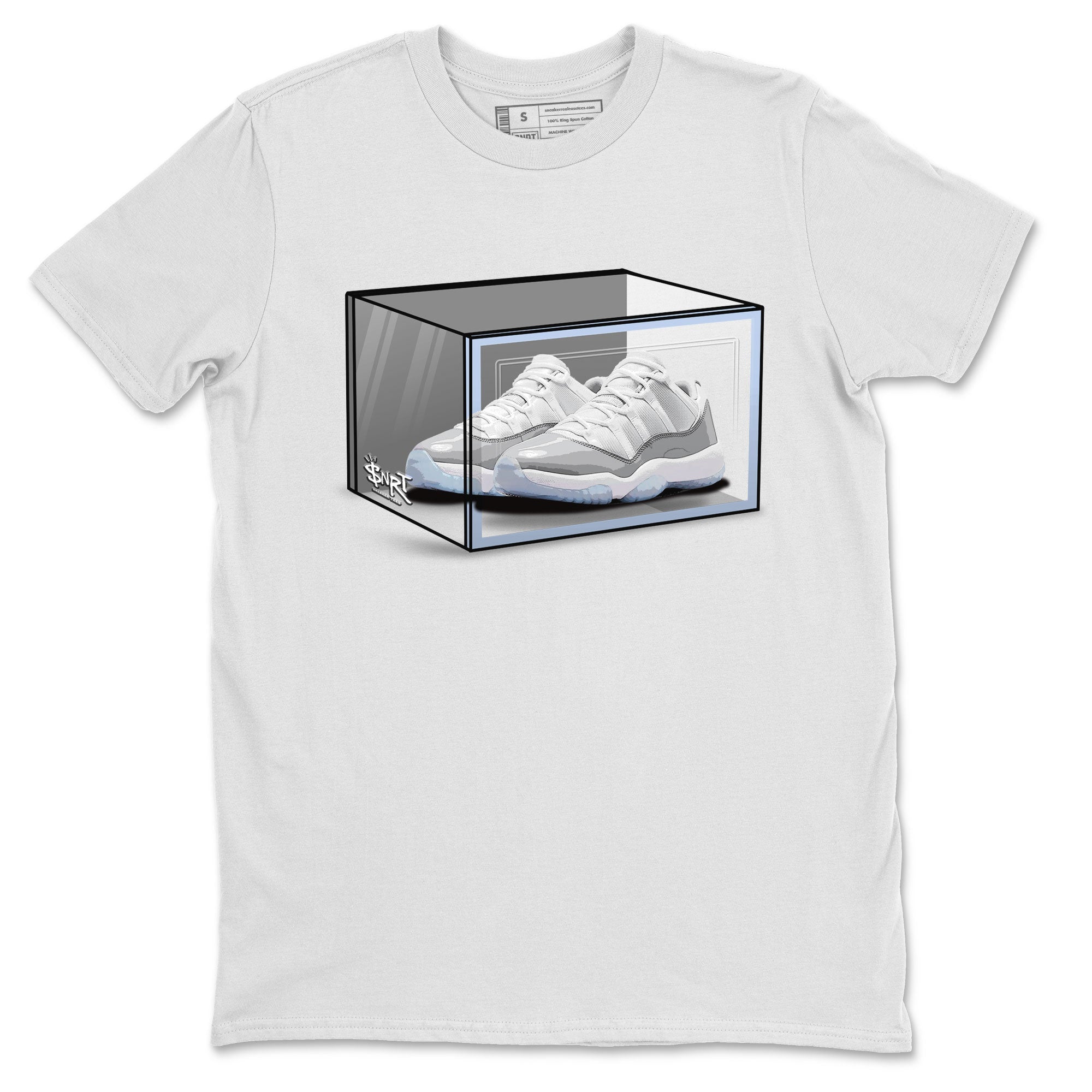 Shoe Box snkmatch Tee - Air Jordan 11 White Cement