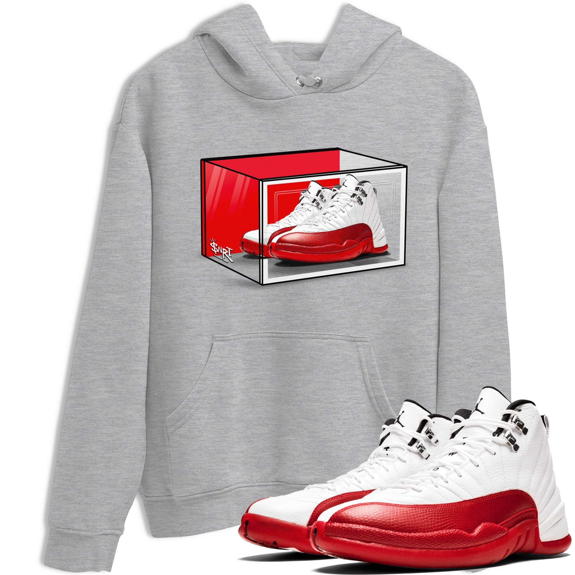 Shoe Box snkmatch Tee - Air Jordan 12 Cherry