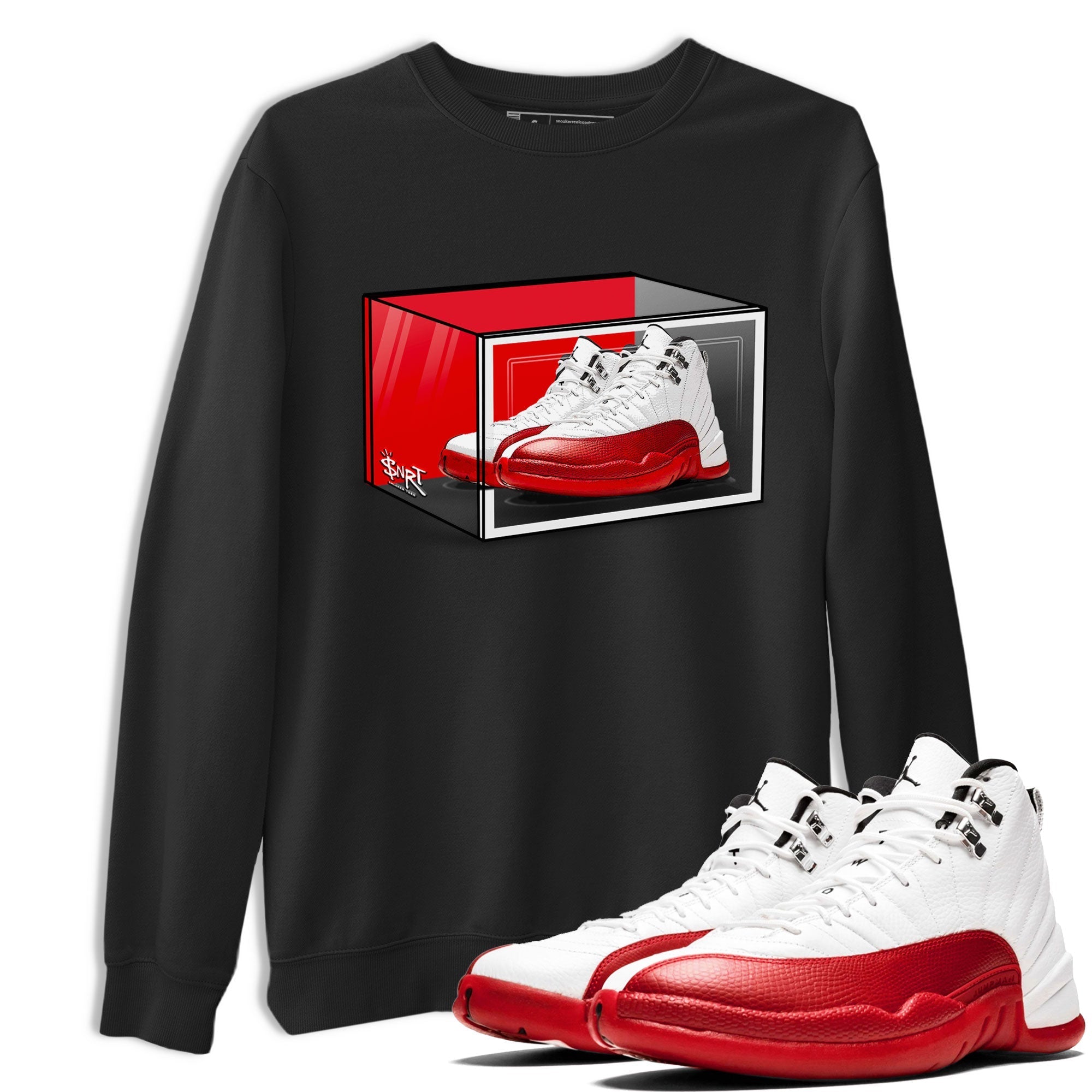 Shoe Box snkmatch Tee - Air Jordan 12 Cherry