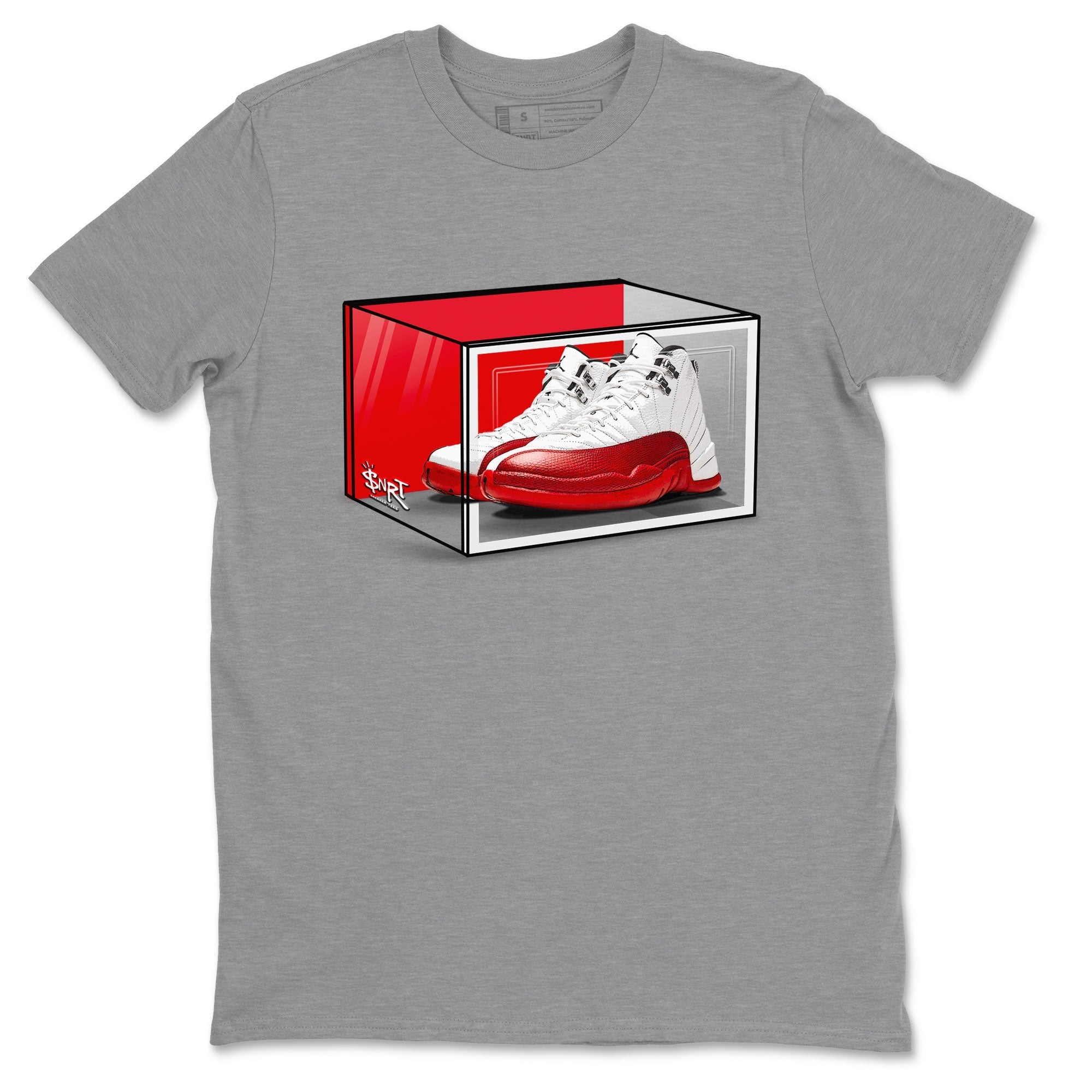 Shoe Box snkmatch Tee - Air Jordan 12 Cherry