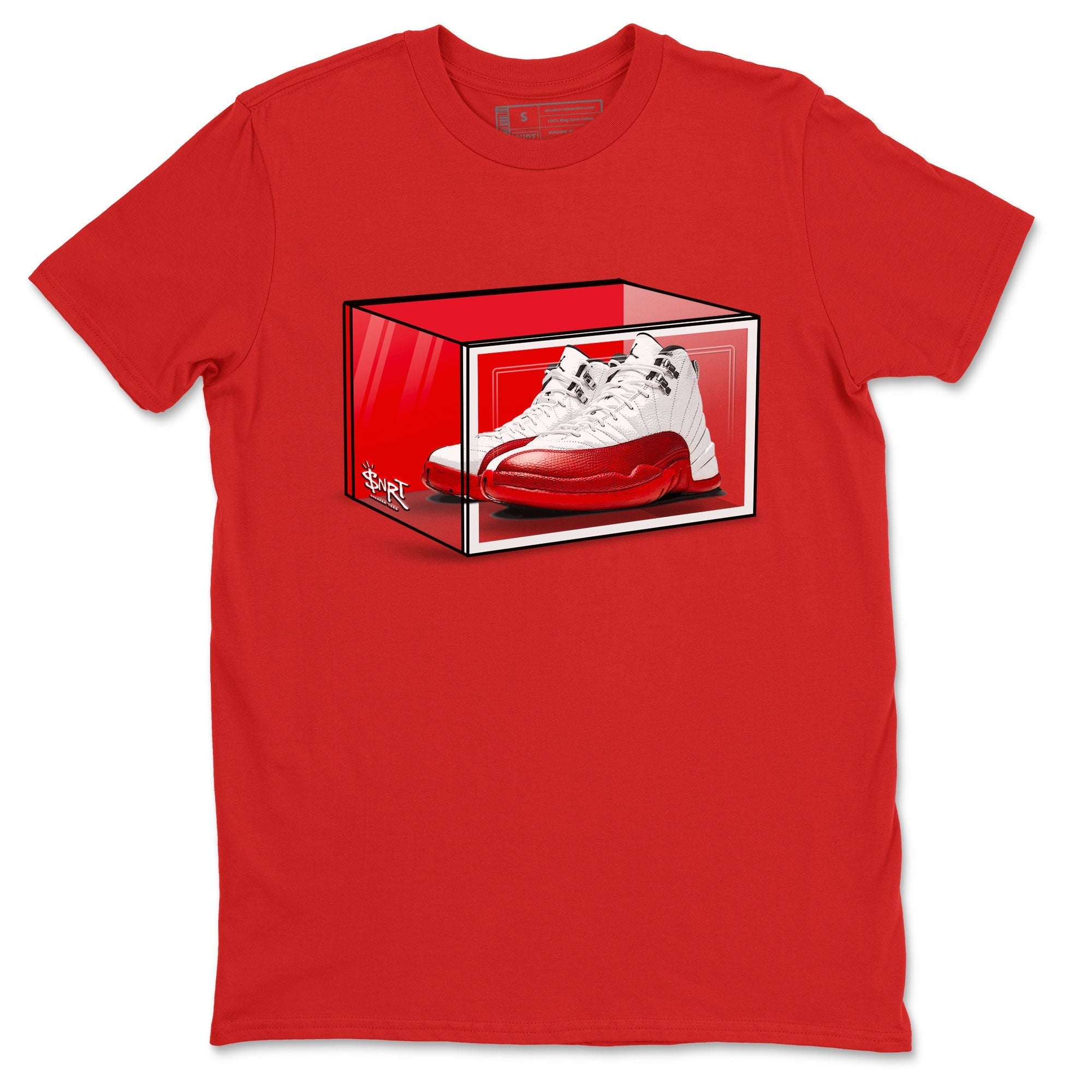 Shoe Box snkmatch Tee - Air Jordan 12 Cherry