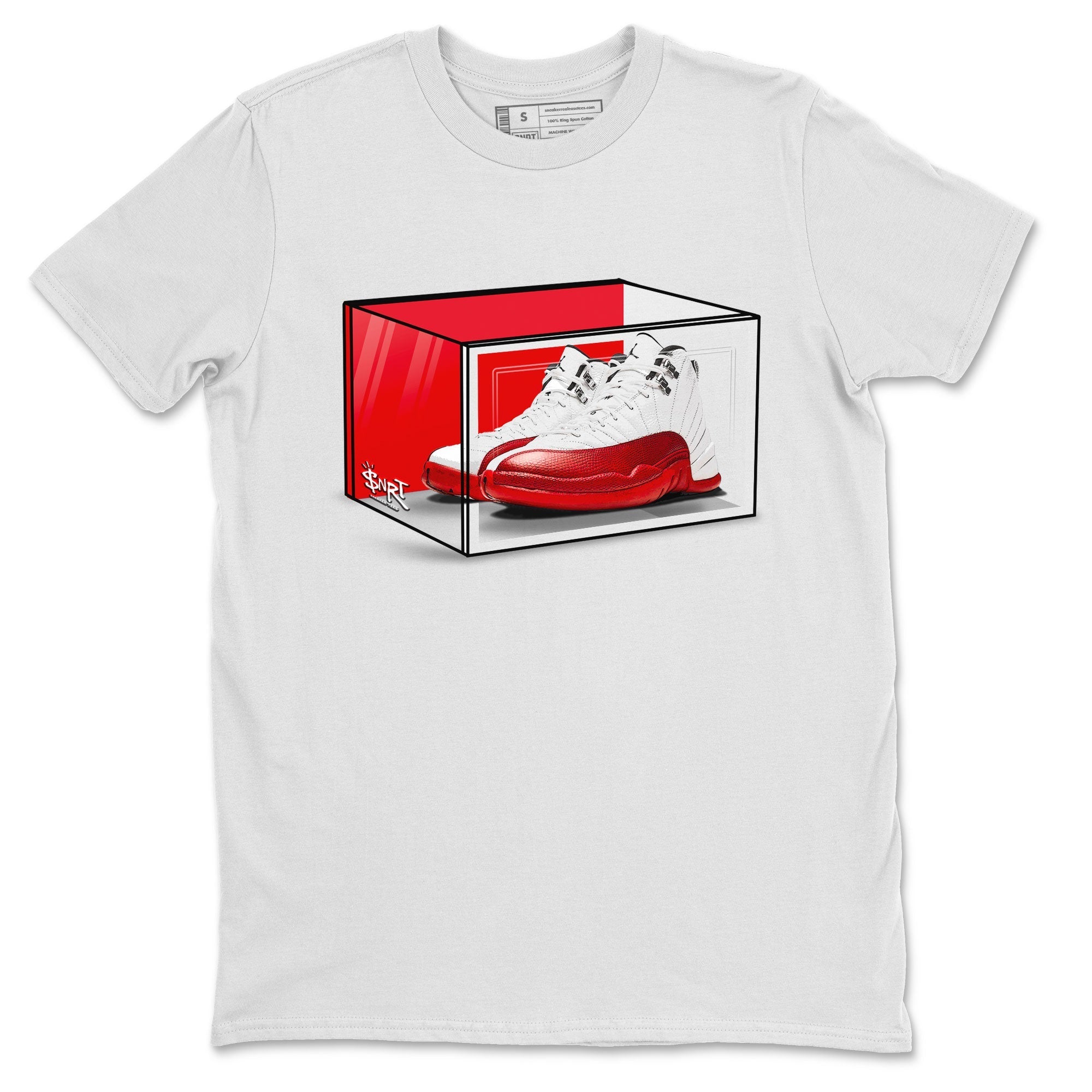 Shoe Box snkmatch Tee - Air Jordan 12 Cherry