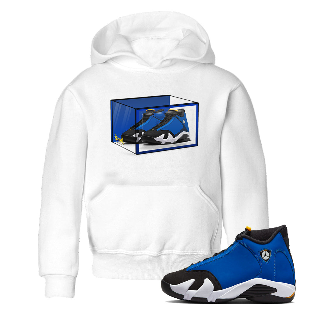 Shoe Box Kids Tops - Air Jordan 14 Laney