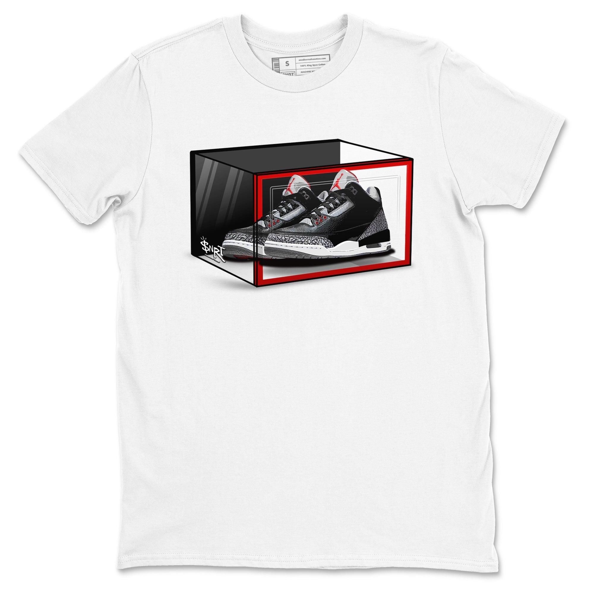 Shoe Box snkmatch Tees - Air Jordan 3 Black Cement
