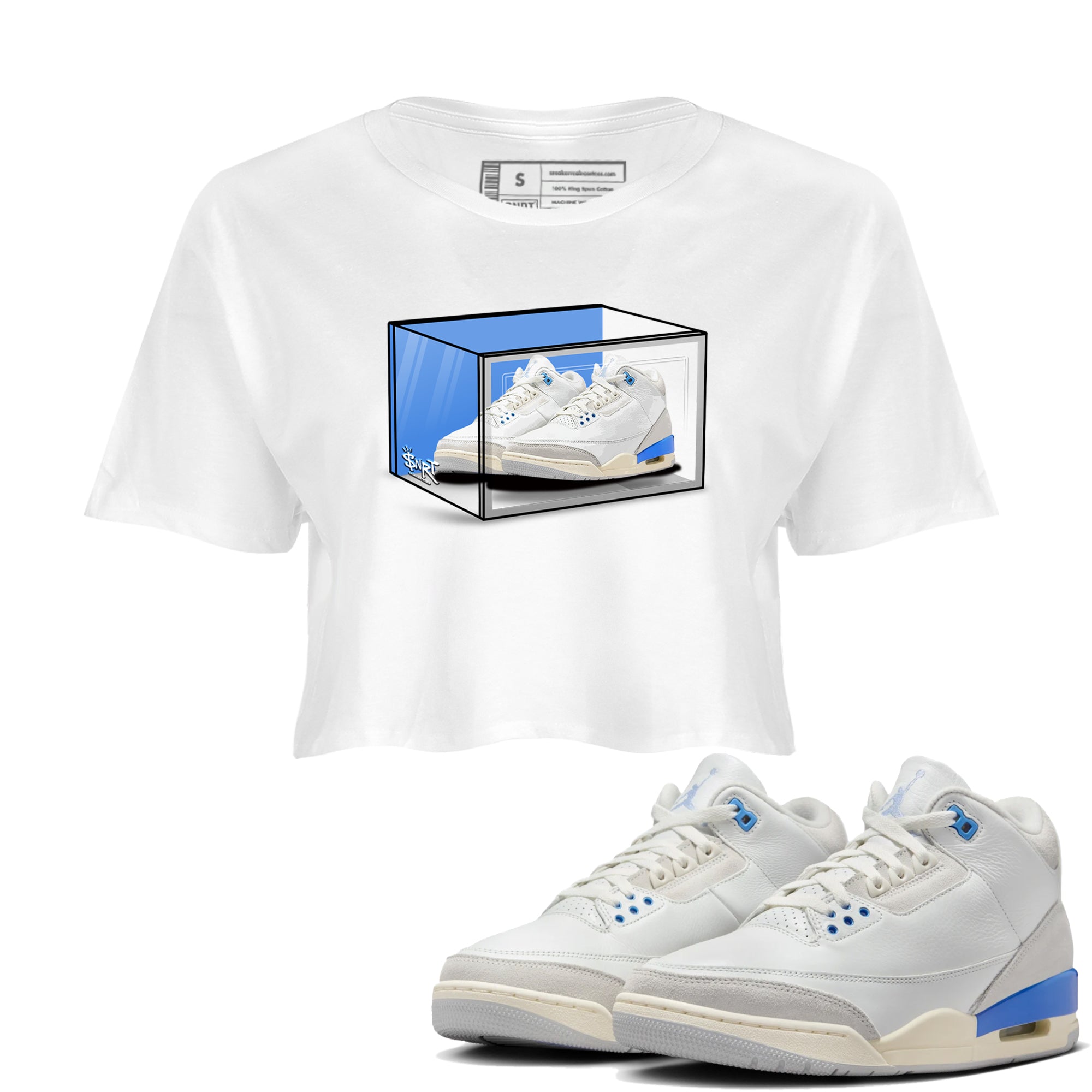 Shoe Box snkmatch Women's Top - Air Jordan 3 Lucky Shorts