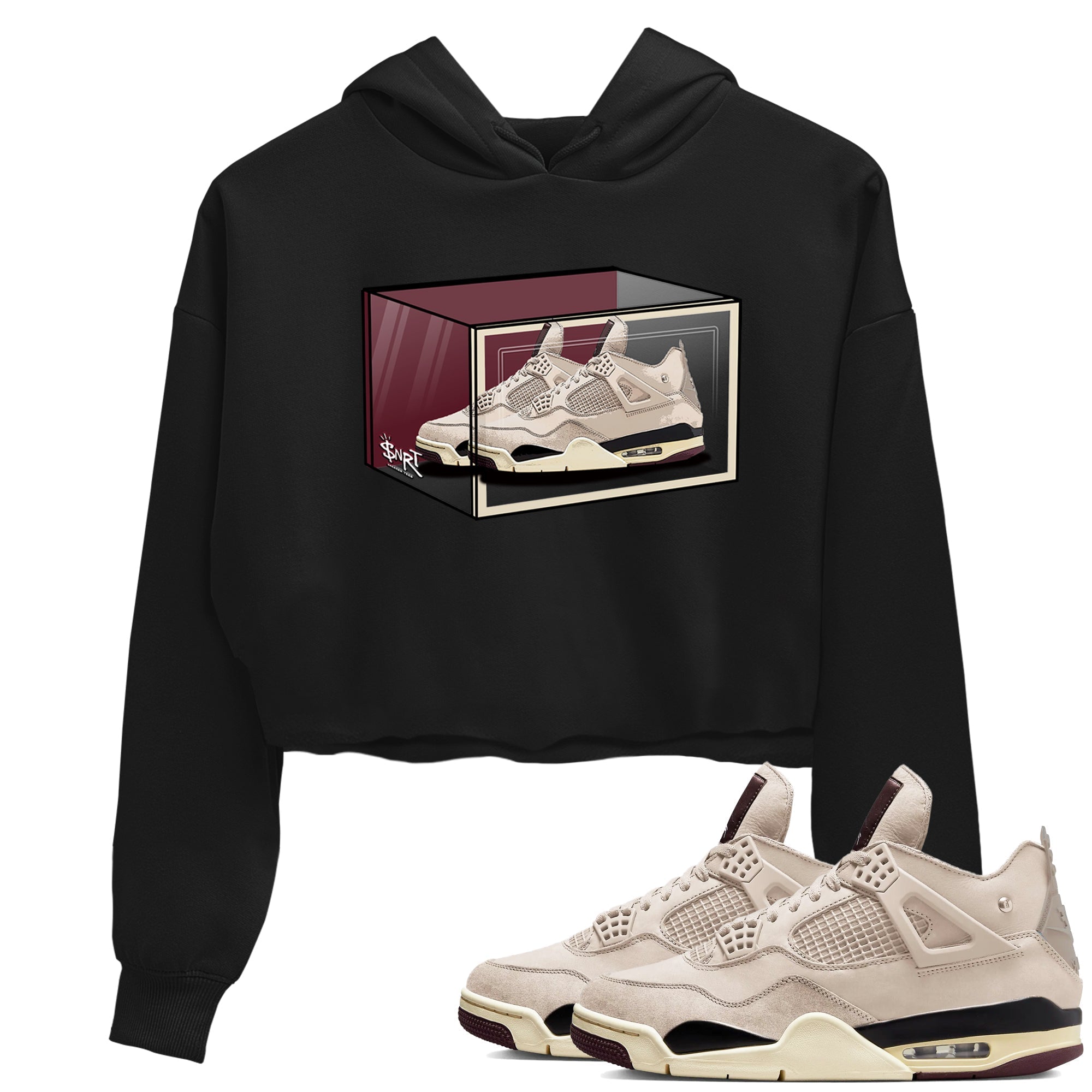 Shoe Box snkmatch Women's Top - Air Jordan 4 A Ma Maniere x Fossil Stone