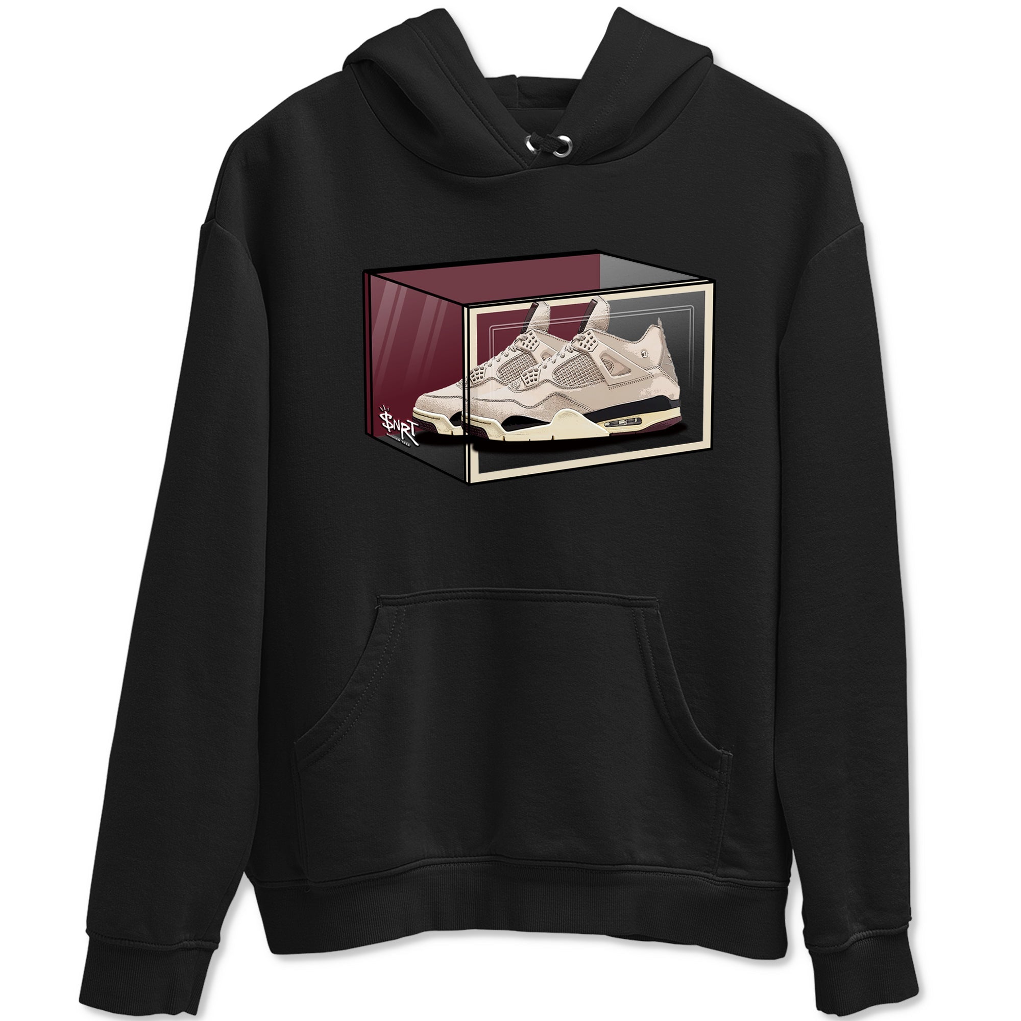 Shoe Box snkmatch Tees - Air Jordan 4 A Ma Maniere x Fossil Stone