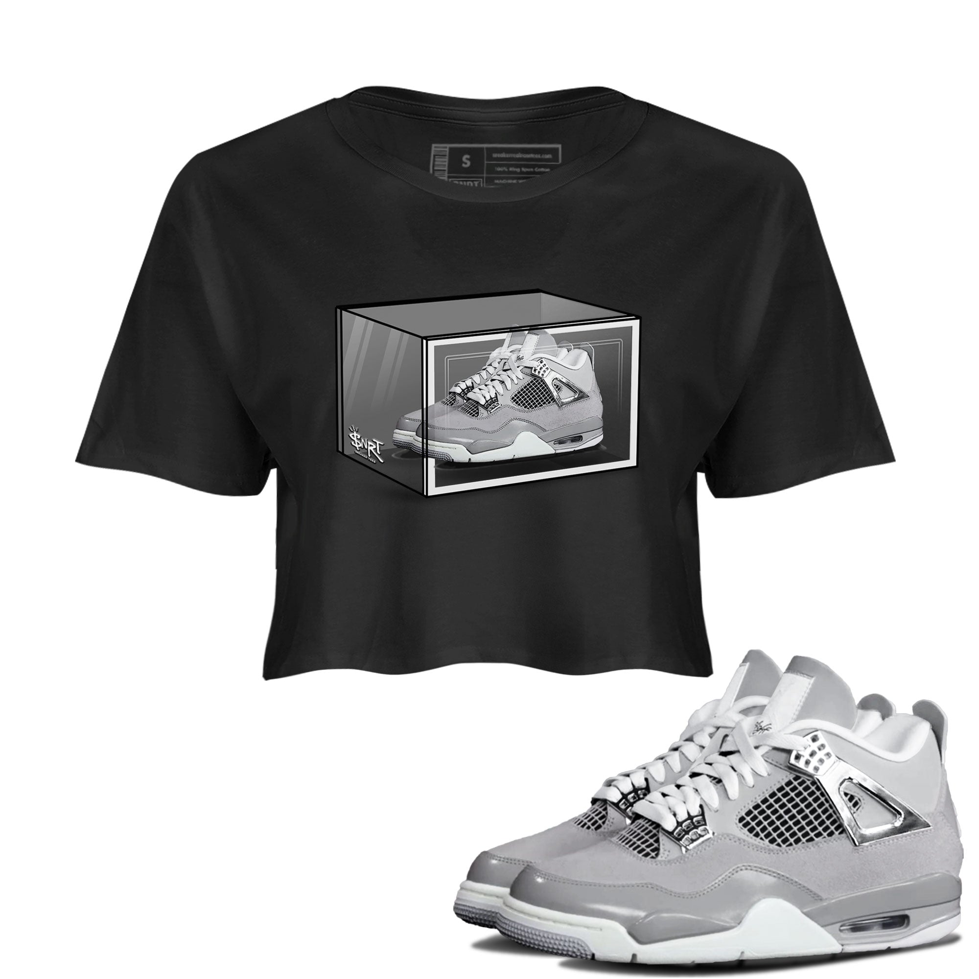 Shoe Box snkmatch Women's Top - Air Jordan 4 Frozen Moments