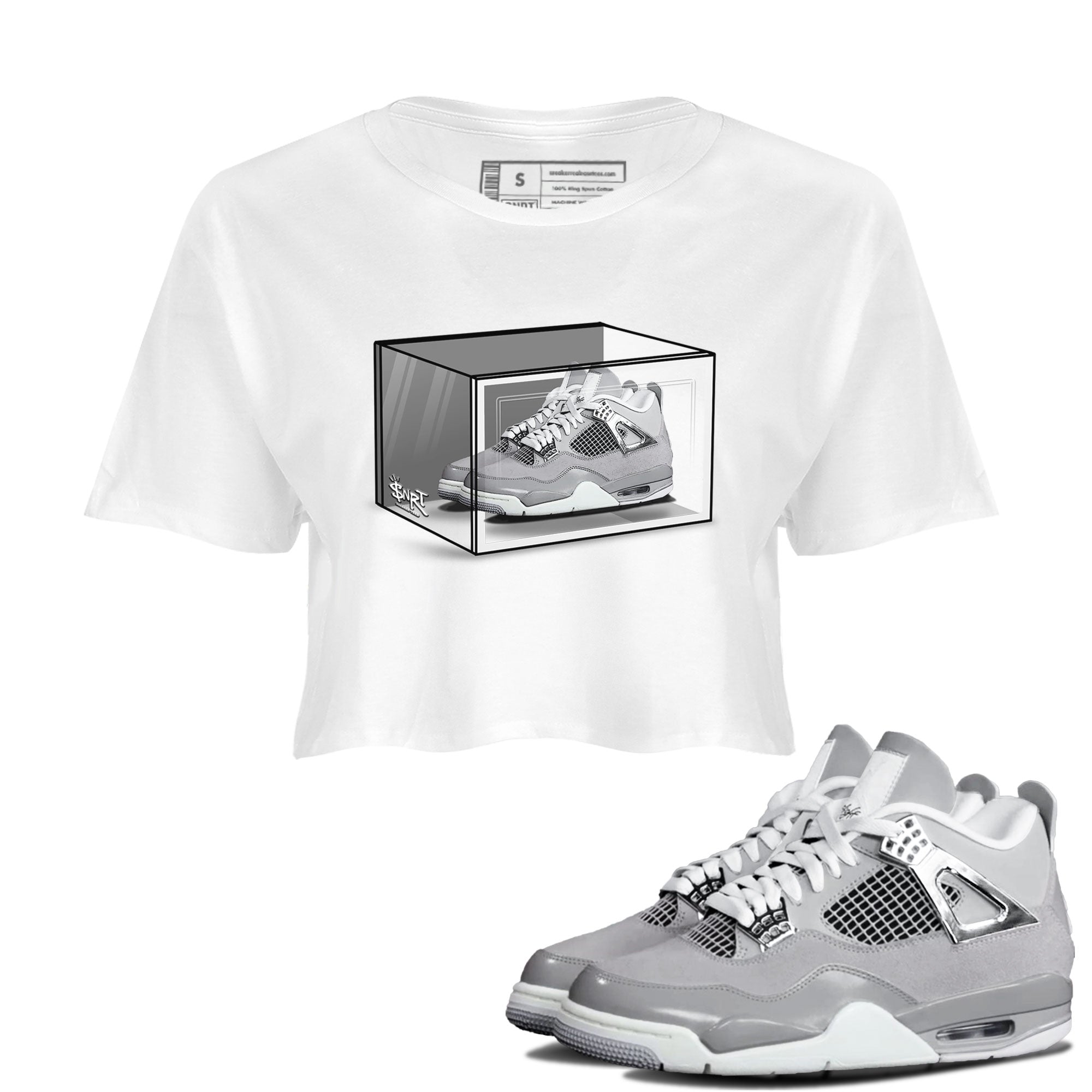Shoe Box snkmatch Women's Top - Air Jordan 4 Frozen Moments
