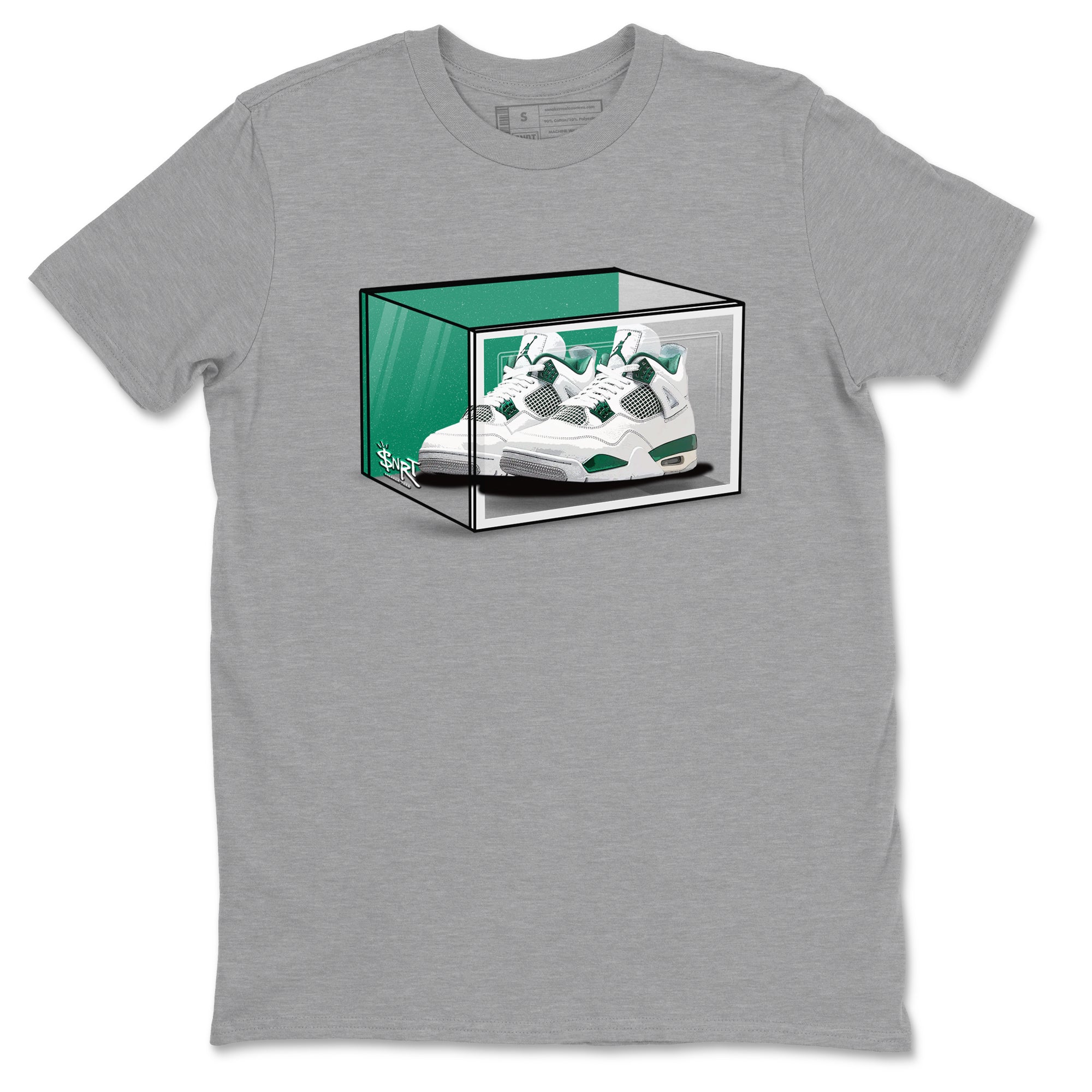 Shoe Box snkmatch Tees - Air Jordan 4 Oxidized Green
