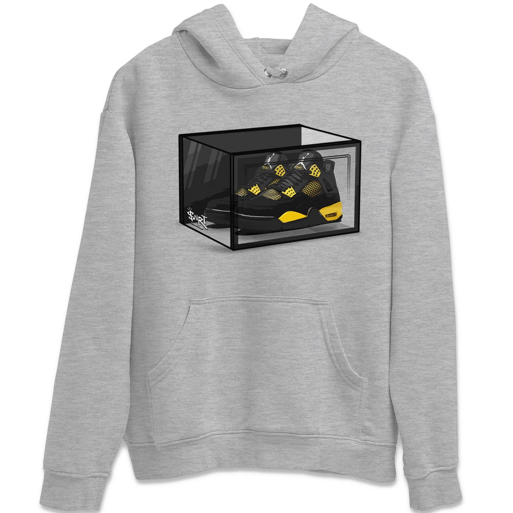 Shoe Box Unisex Tops - Air Jordan 4 Thunder