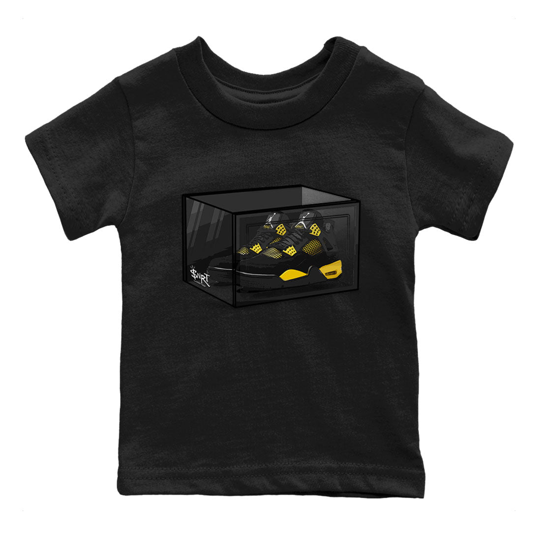 Shoe Box Kids Tops - Air Jordan 4 Thunder