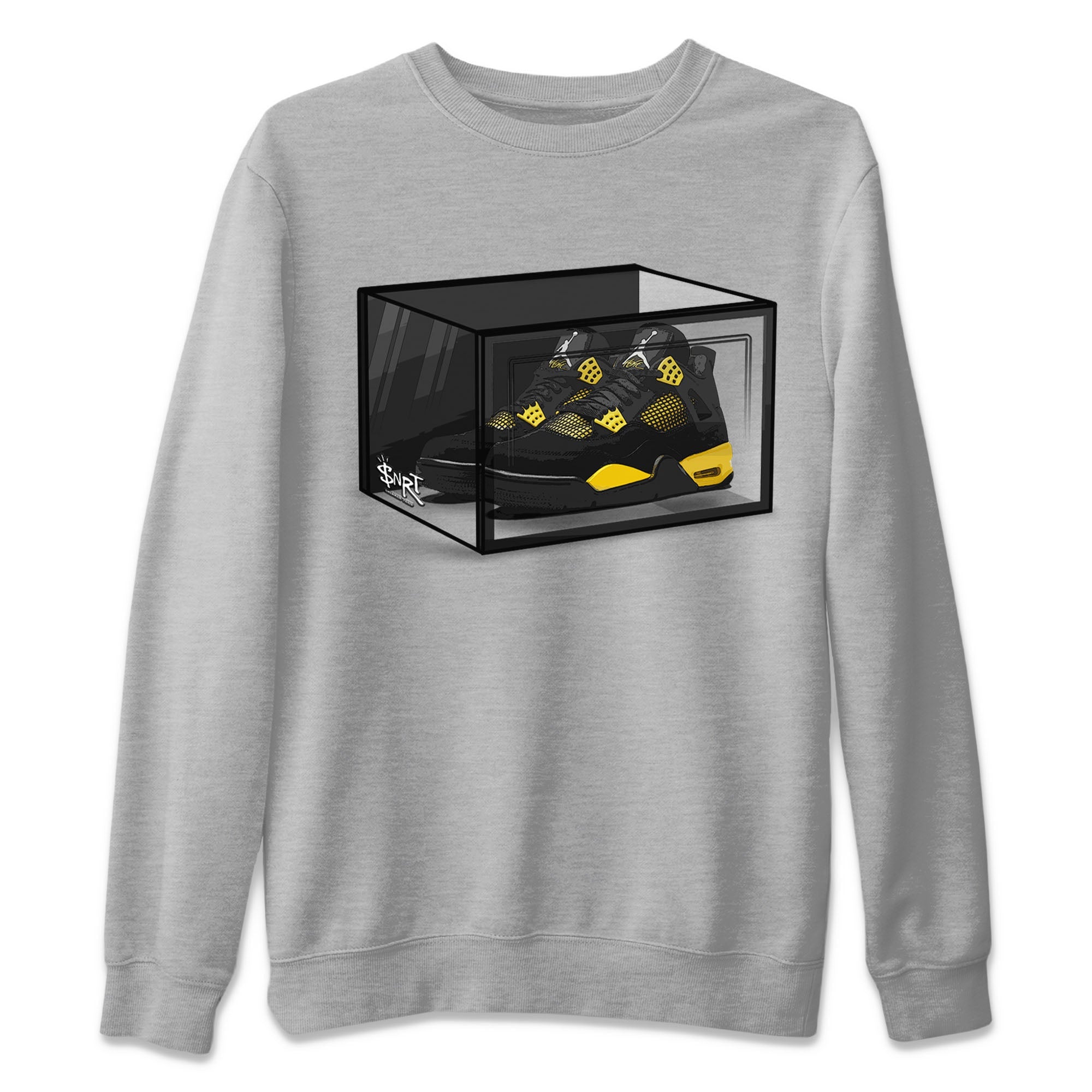 Shoe Box Unisex Tops - Air Jordan 4 Thunder