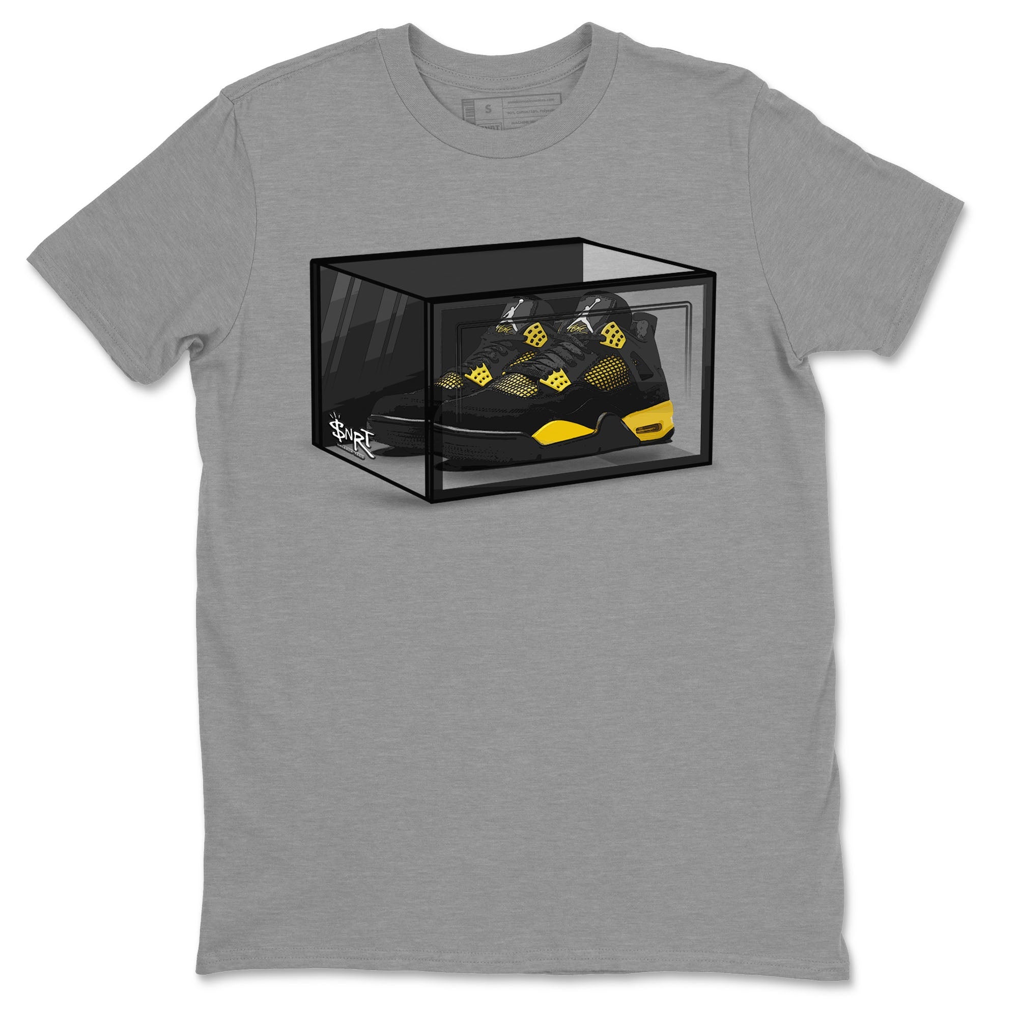 Shoe Box Unisex Tops - Air Jordan 4 Thunder