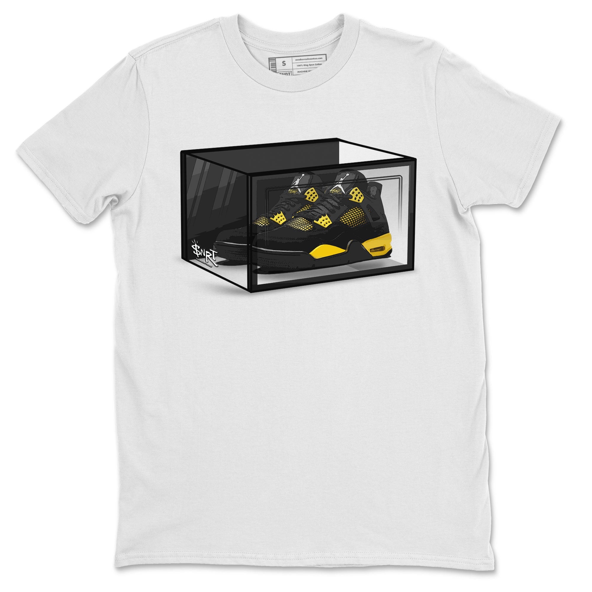 Shoe Box Unisex Tops - Air Jordan 4 Thunder