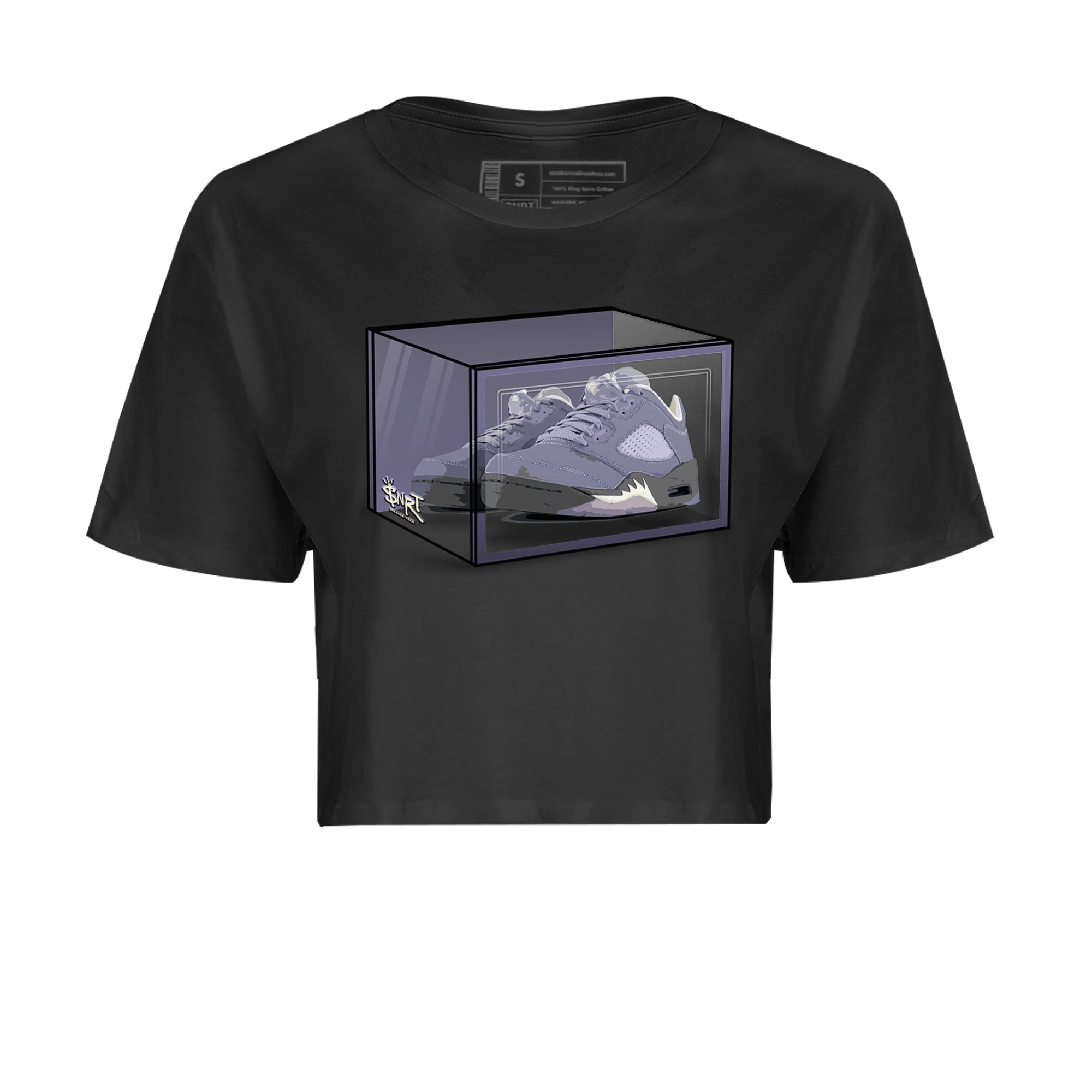 Shoe Box Women's Tops - Air Jordan 5 Indigo Haze