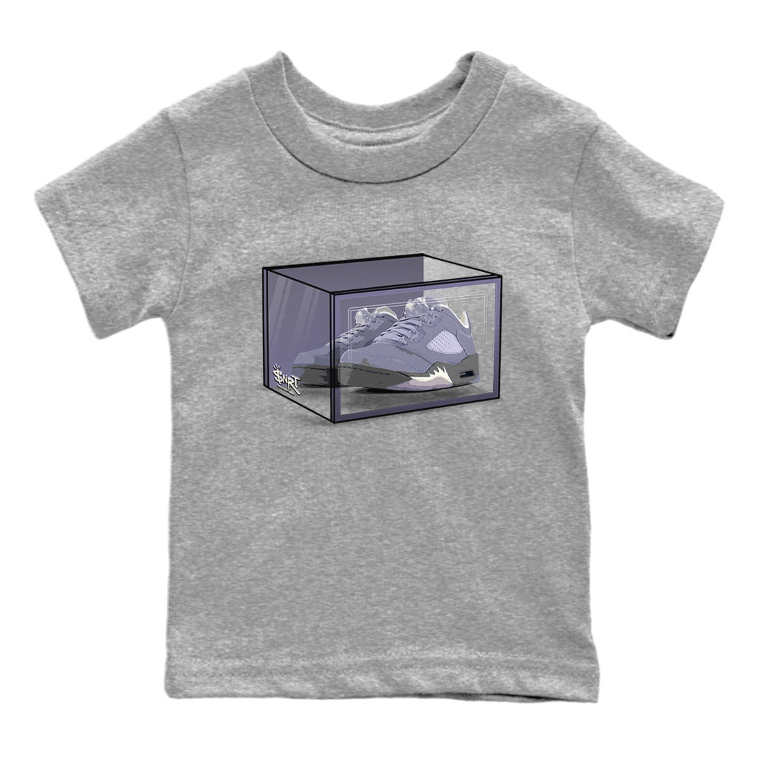 Shoe Box Kids Tops - Air Jordan 5 Indigo Haze