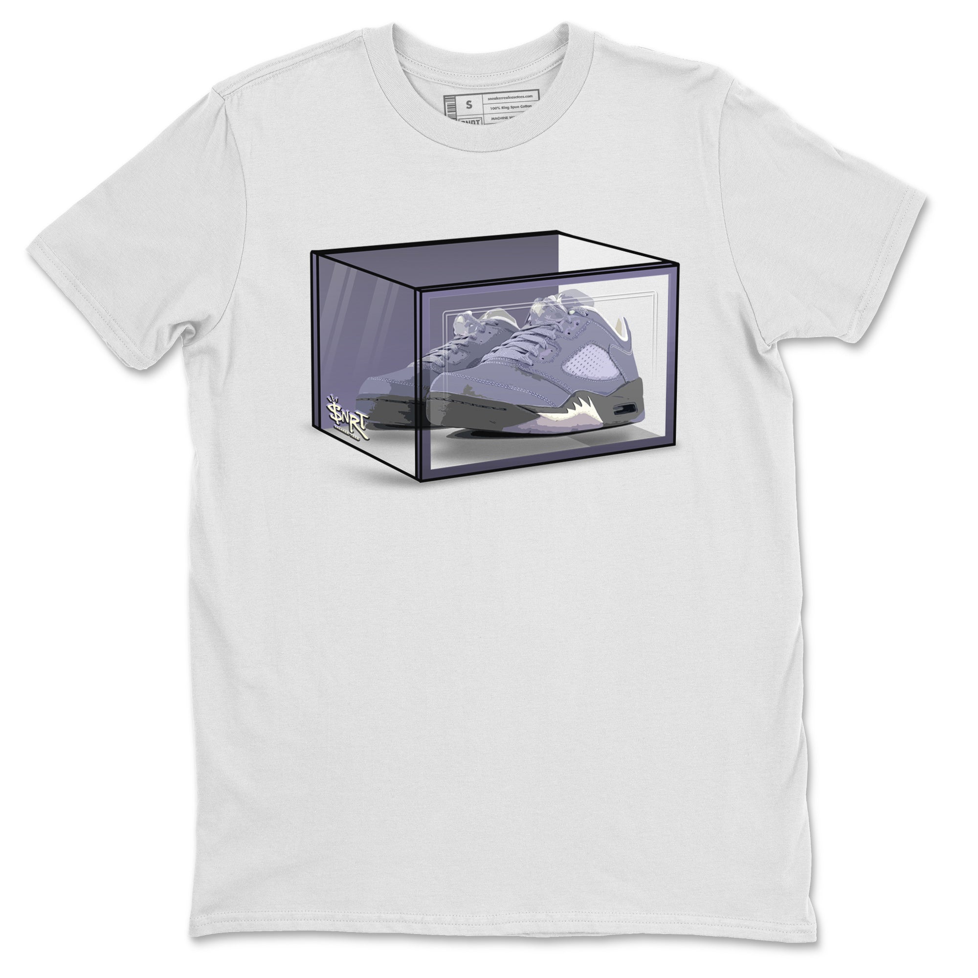 Shoe Box Unisex Tops - Air Jordan 5 Indigo Haze