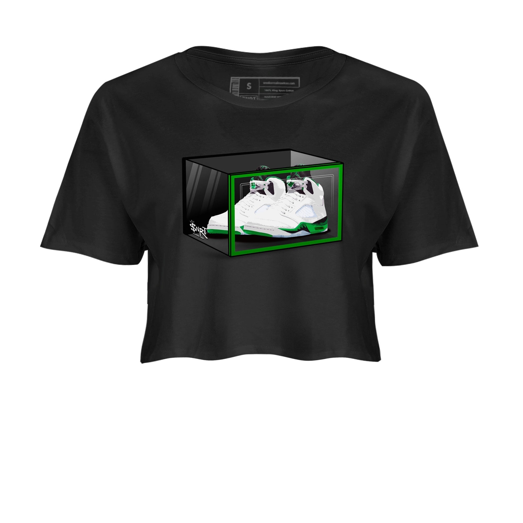 Shoe Box snkmatch Women's Top - Air Jordan 5 Lucky Green