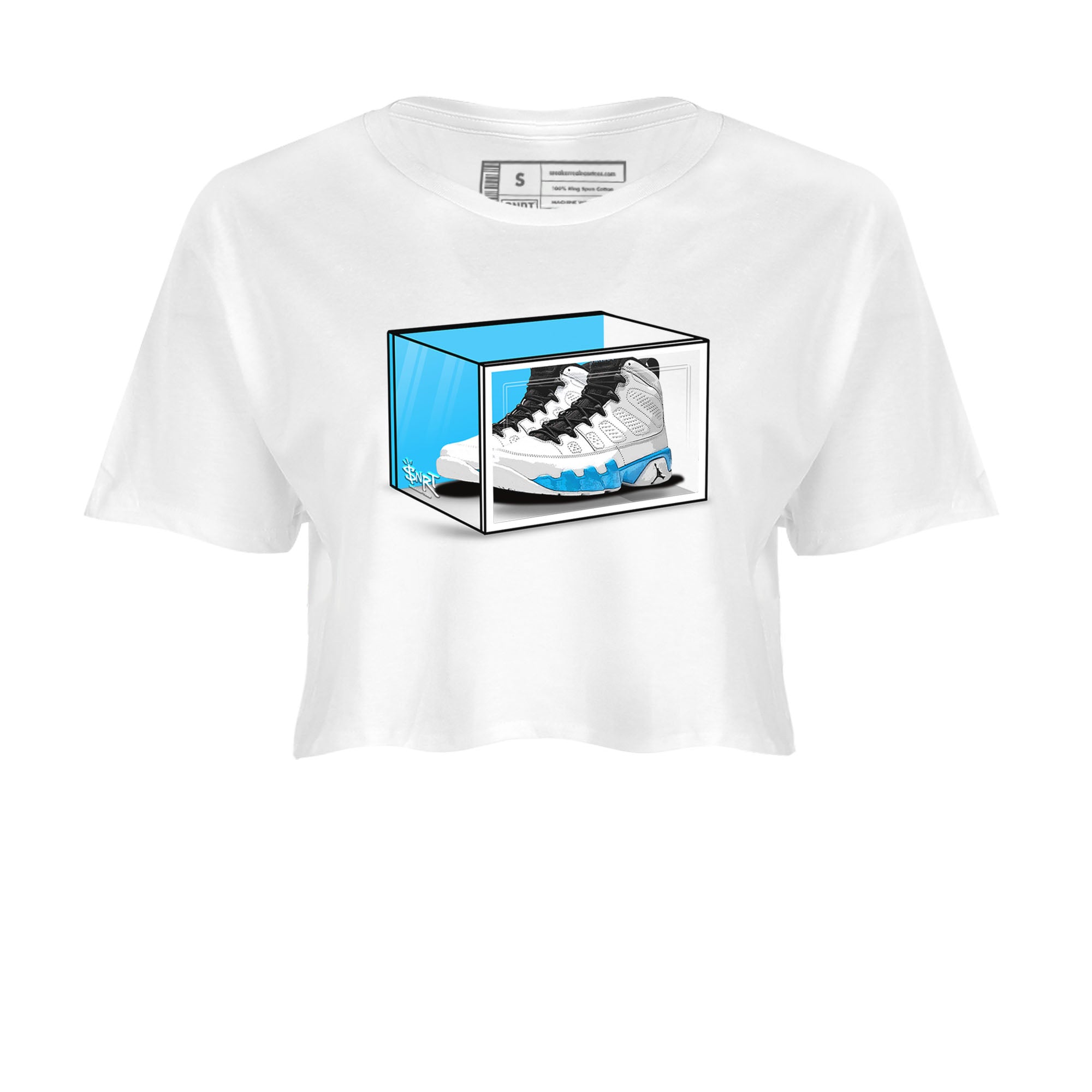 Shoe Box snkmatch Women's Top - Air Jordan 9 Powder Blue