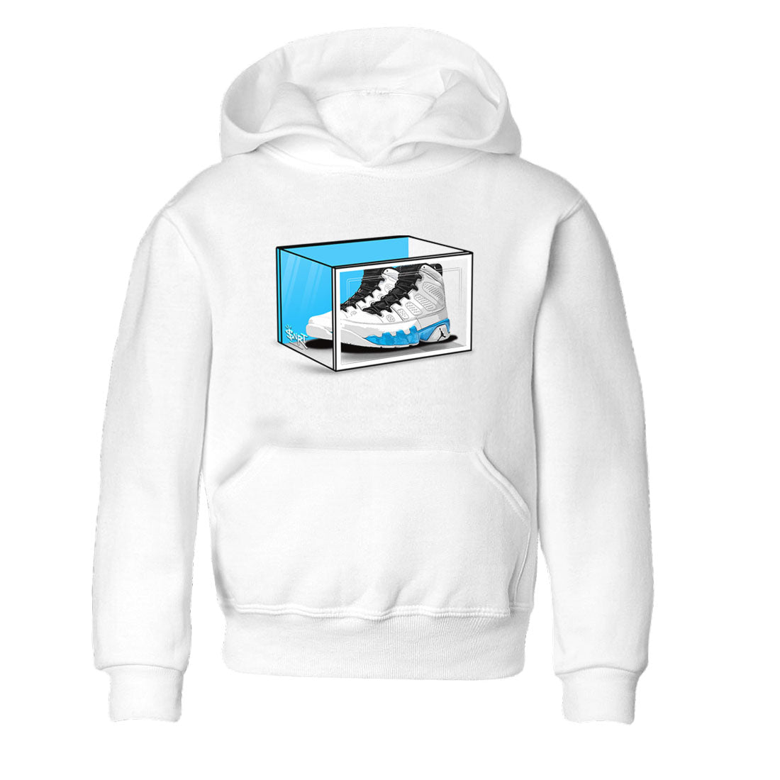 Shoe Box snkmatch Tees Kids - Air Jordan 9 Powder Blue