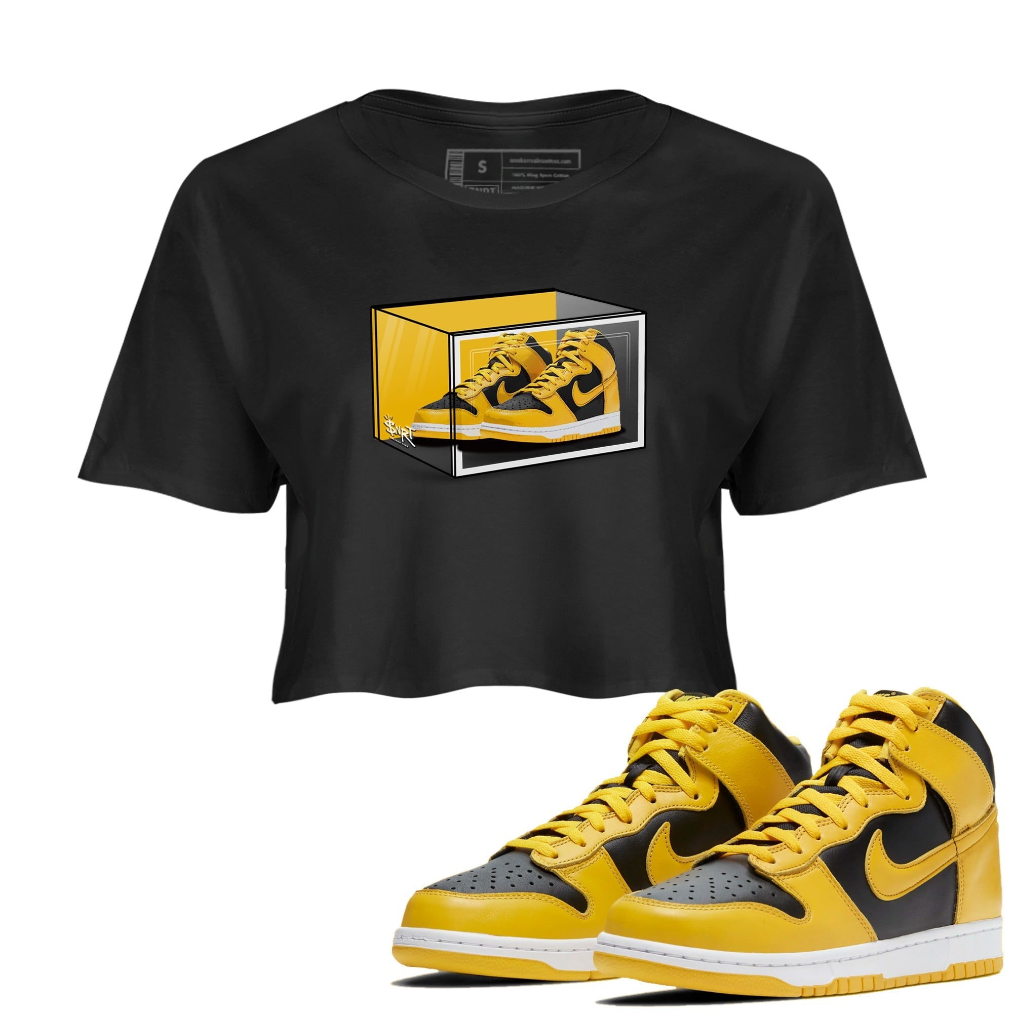 Shoe Box snkmatch Women's Top - Dunk High Pollen