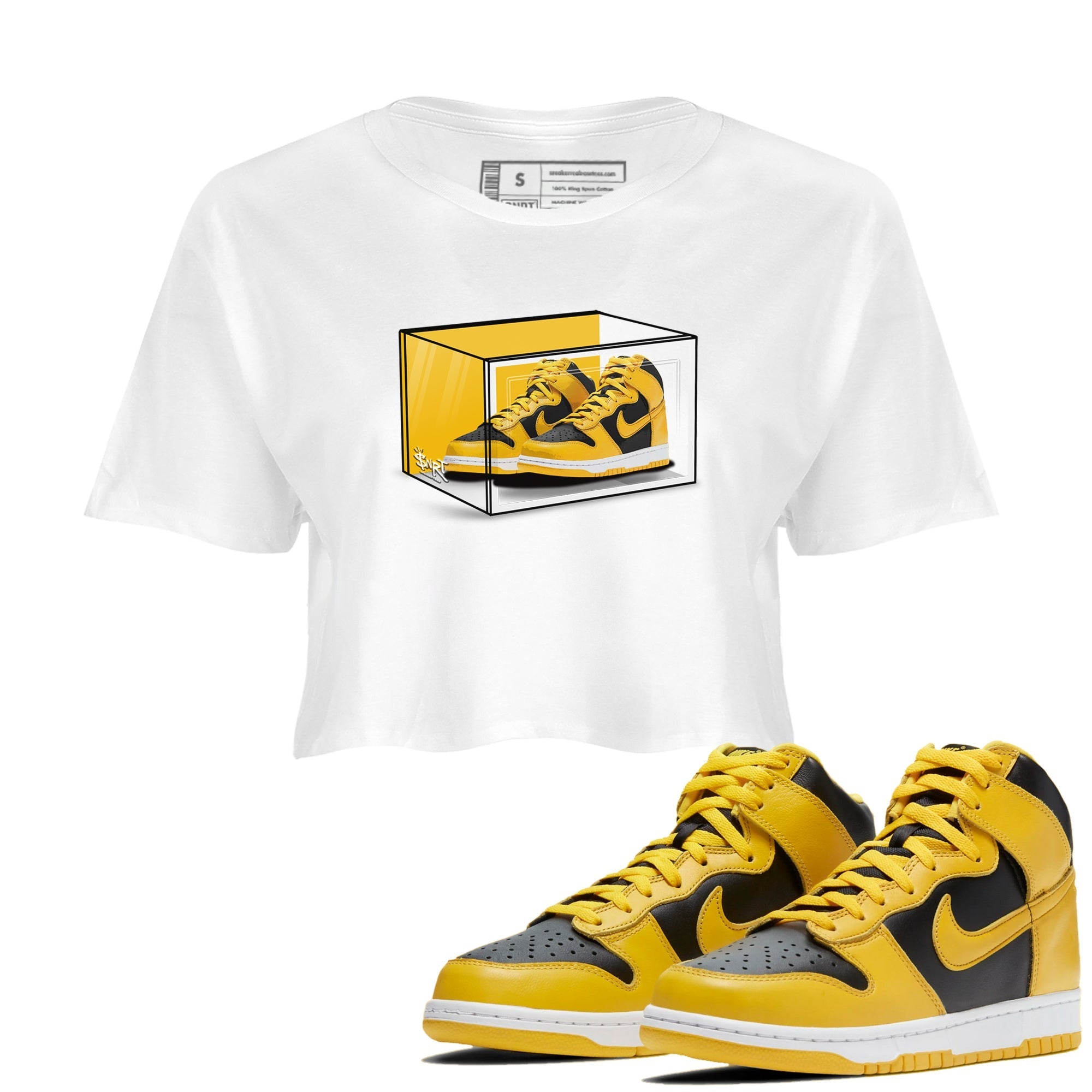 Shoe Box snkmatch Women's Top - Dunk High Pollen