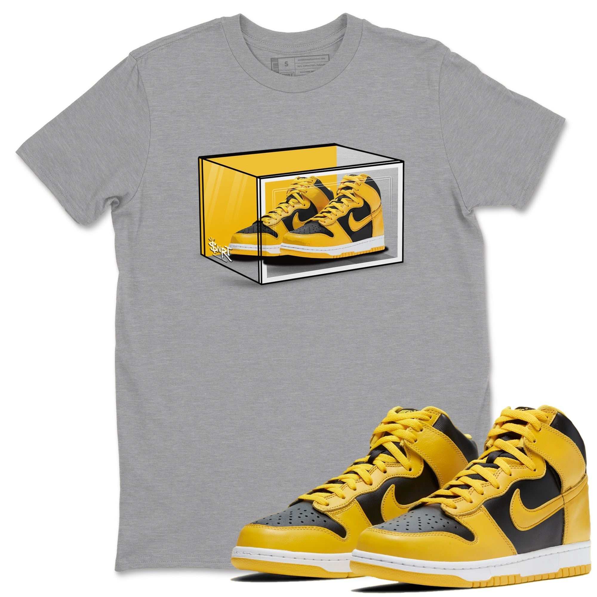Shoe Box snkmatch Tees - Dunk High Pollen