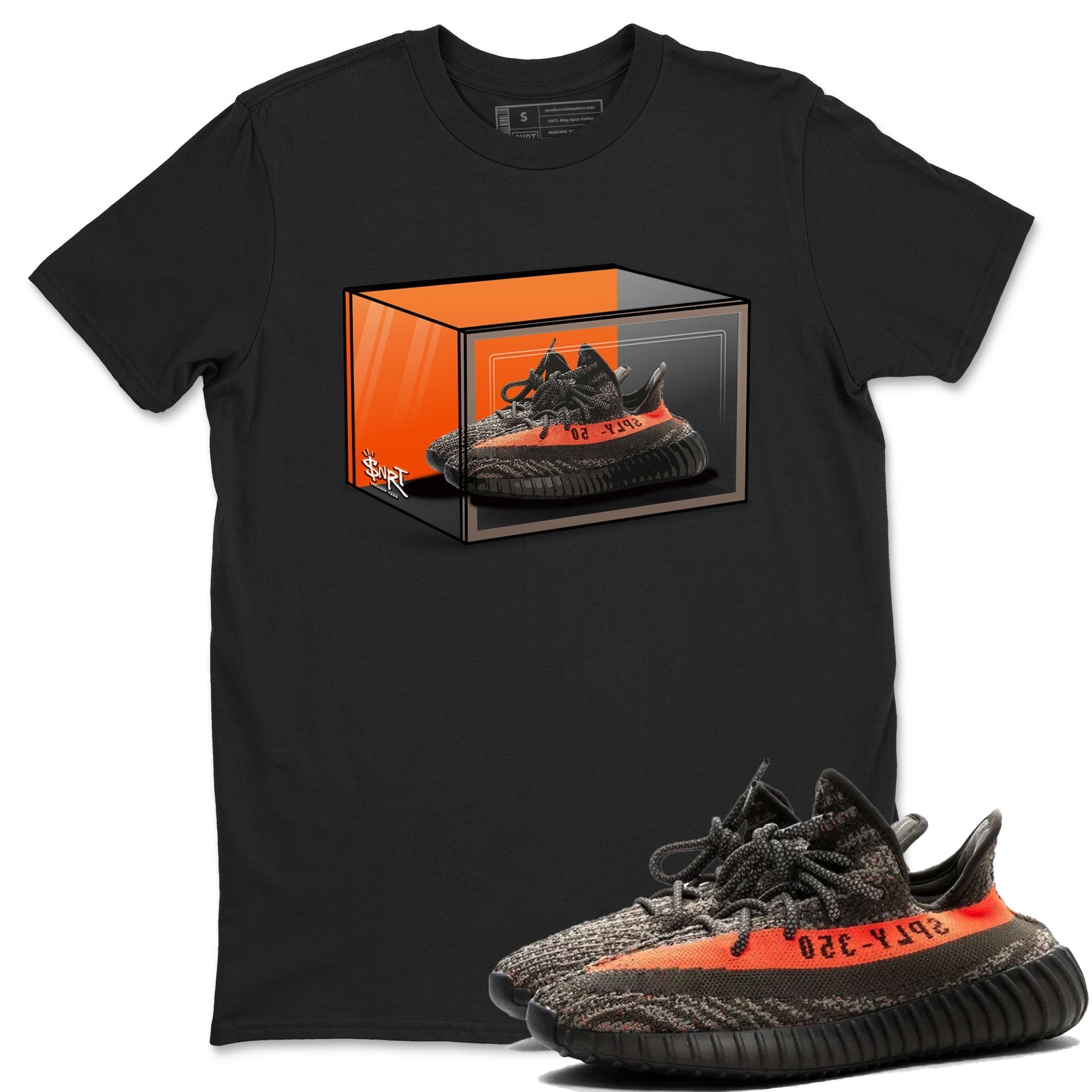 Shoe Box Unisex Adult Tops - Yeezy 350 Carbon Beluga