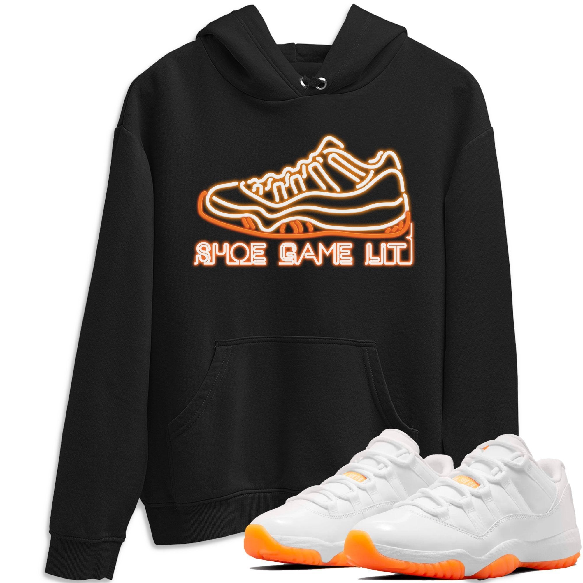 Shoe Game Lit Unisex Tops - Air Jordan 11 Citrus