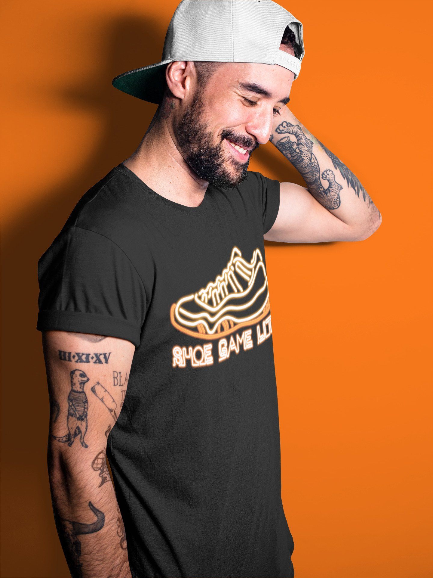 Shoe Game Lit Unisex Tops - Air Jordan 11 Citrus