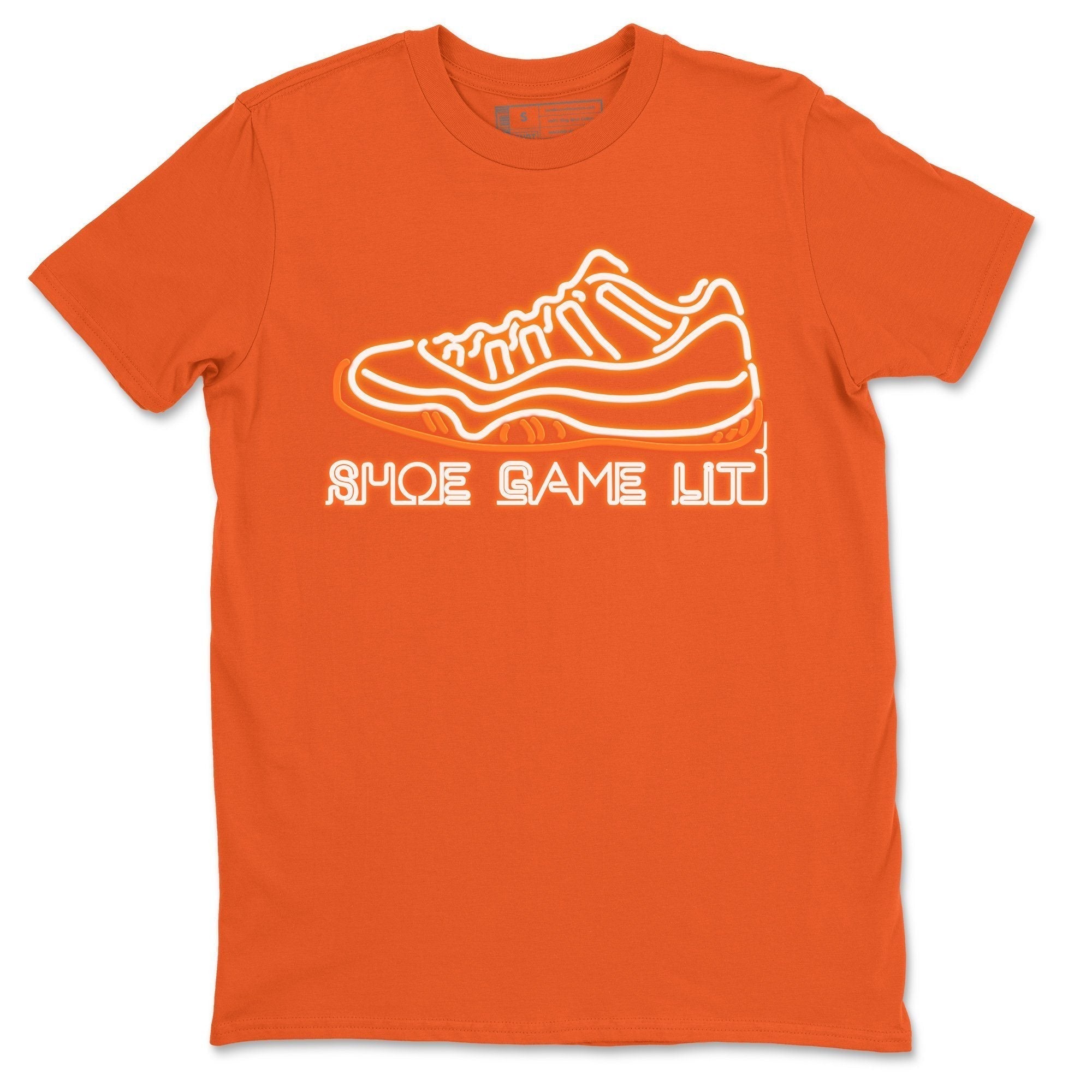 Shoe Game Lit Unisex Tops - Air Jordan 11 Citrus
