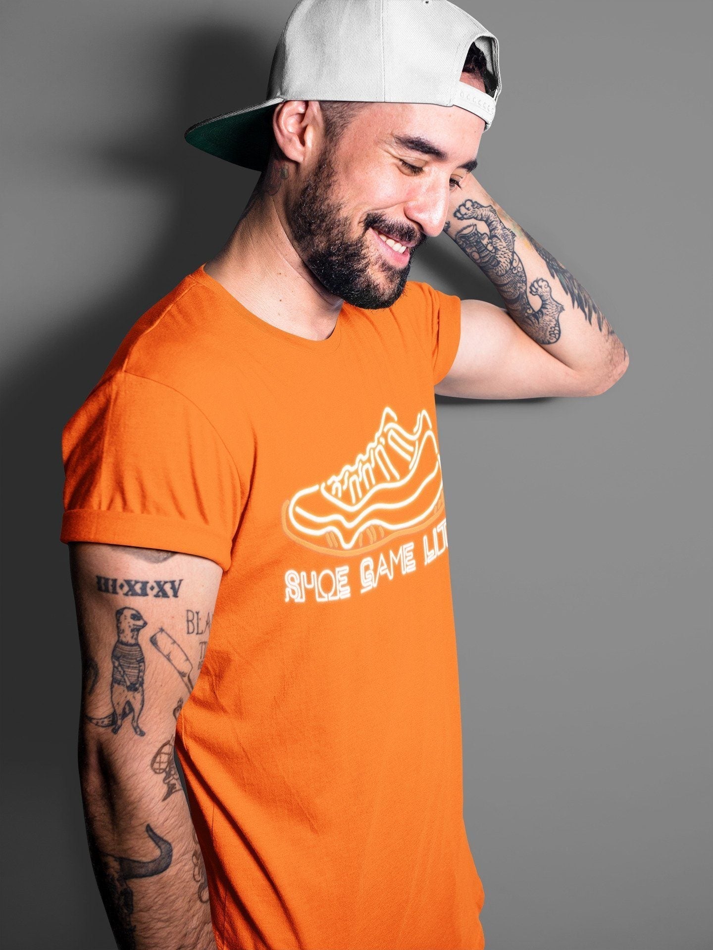 Shoe Game Lit Unisex Tops - Air Jordan 11 Citrus