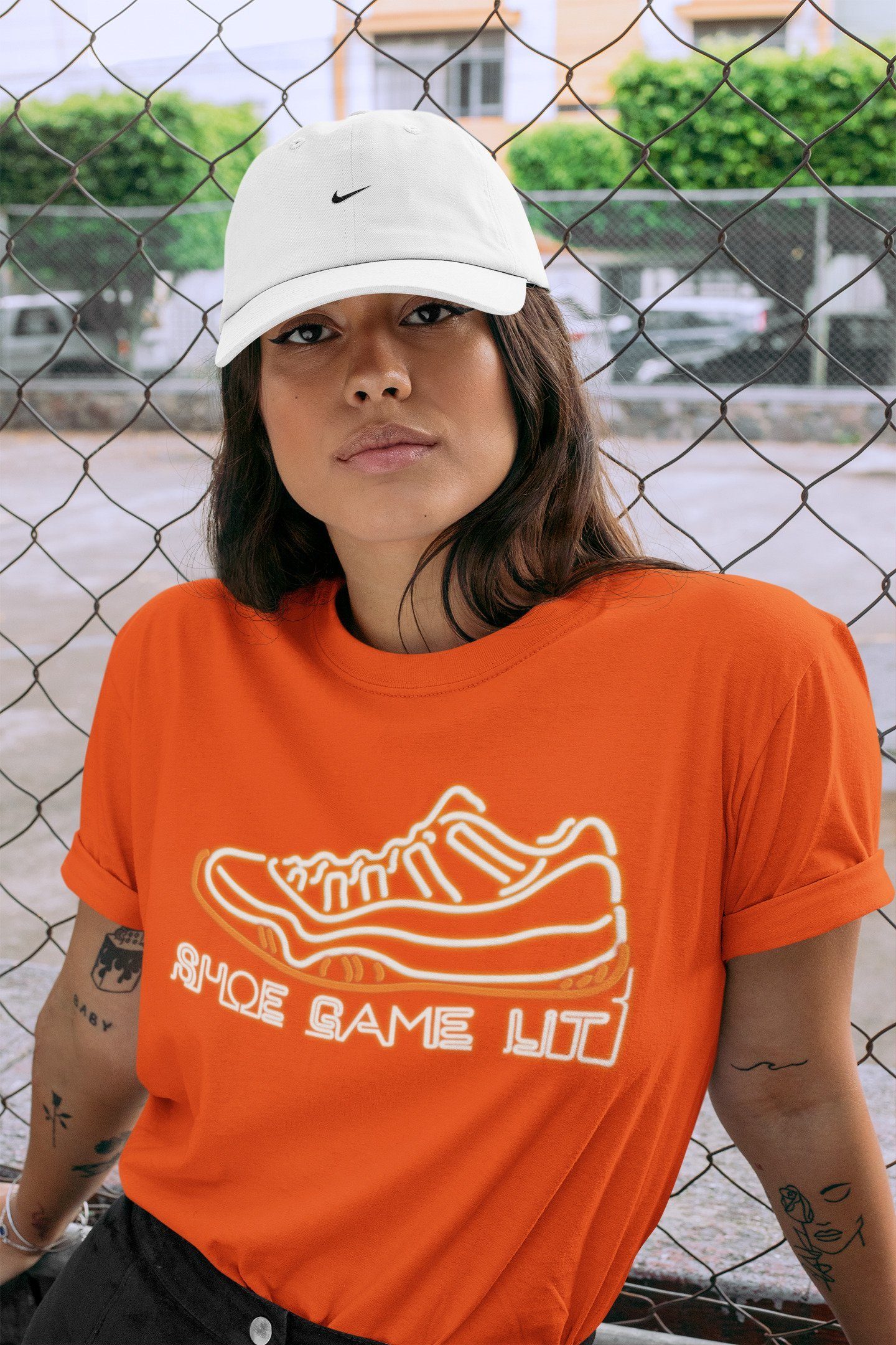 Shoe Game Lit Unisex Tops - Air Jordan 11 Citrus