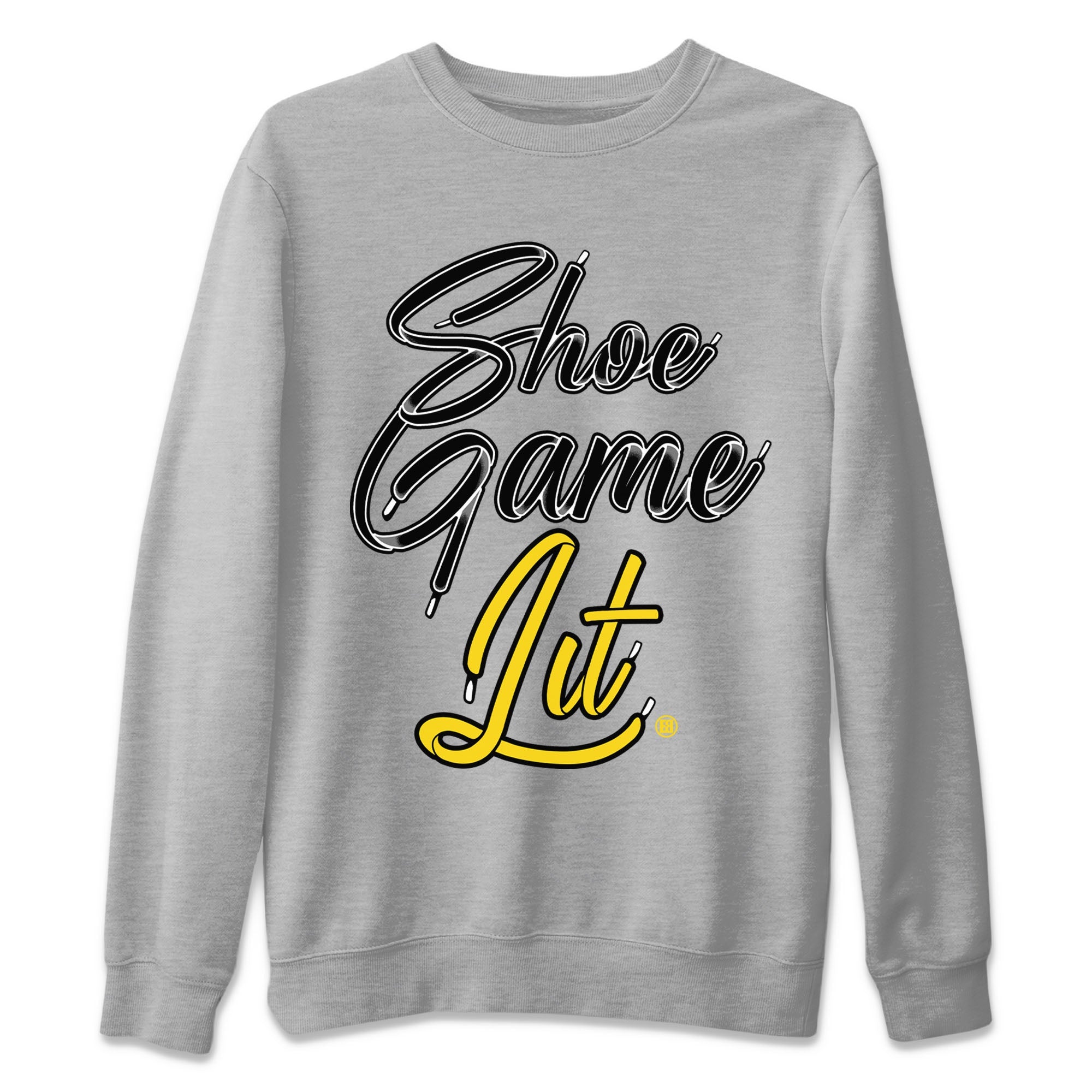 Shoe Game Lit Shoe Lace Unisex Tops - Air Jordan 4 Thunder