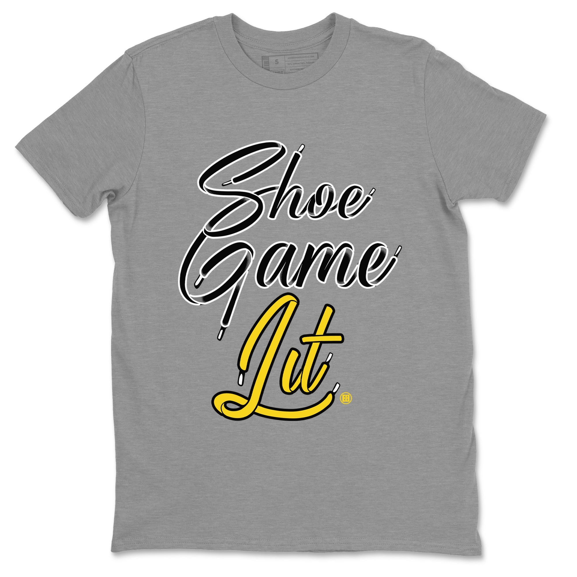 Shoe Game Lit Shoe Lace Unisex Tops - Air Jordan 4 Thunder