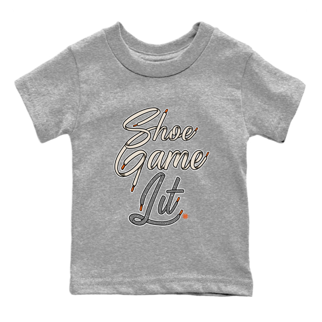 Shoe Game Lit Shoe Lace Kids Tops - Air Jordan 5 Craft