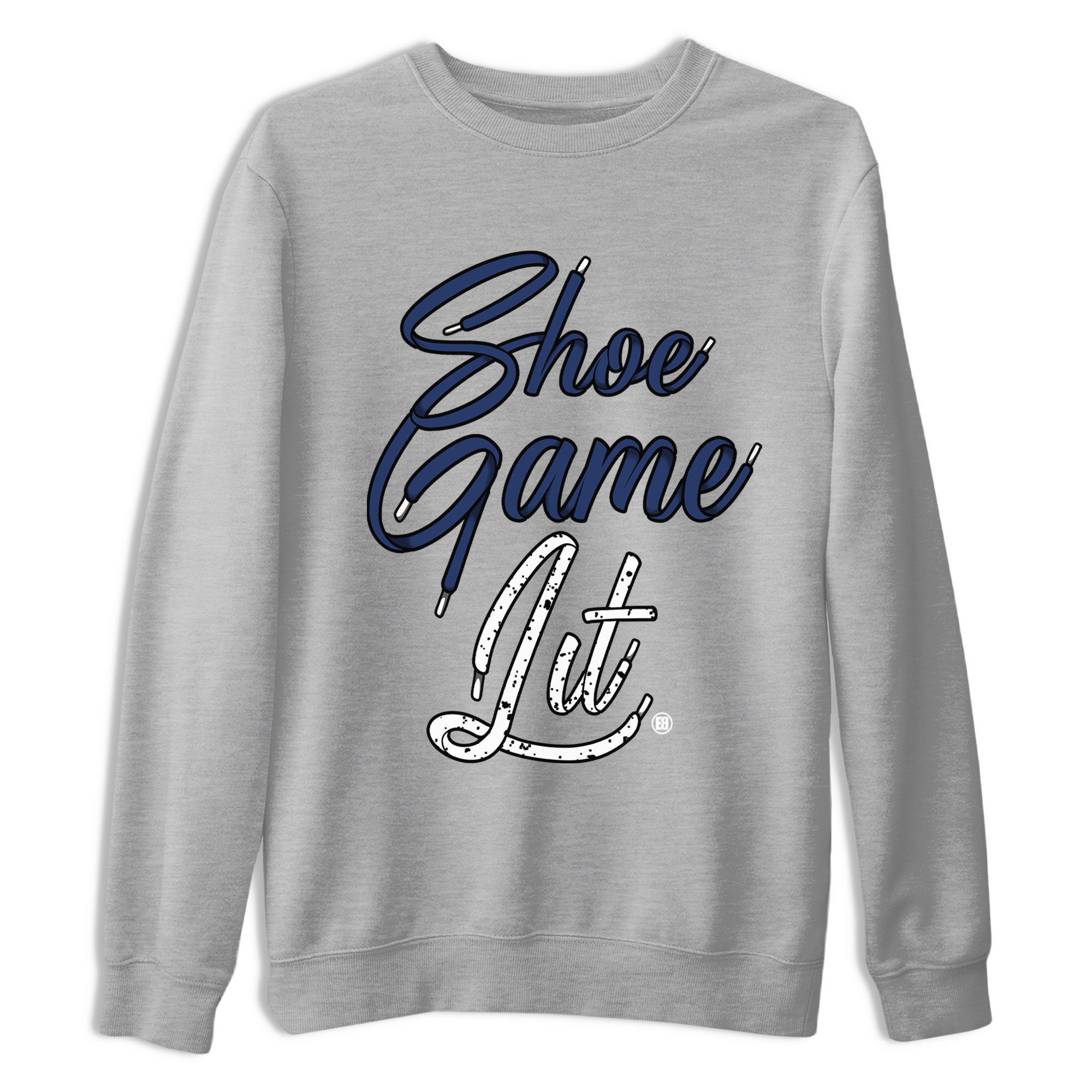 Shoe Game Lit Shoe Lace snkmatch Tee - Air Jordan 5 Georgetown