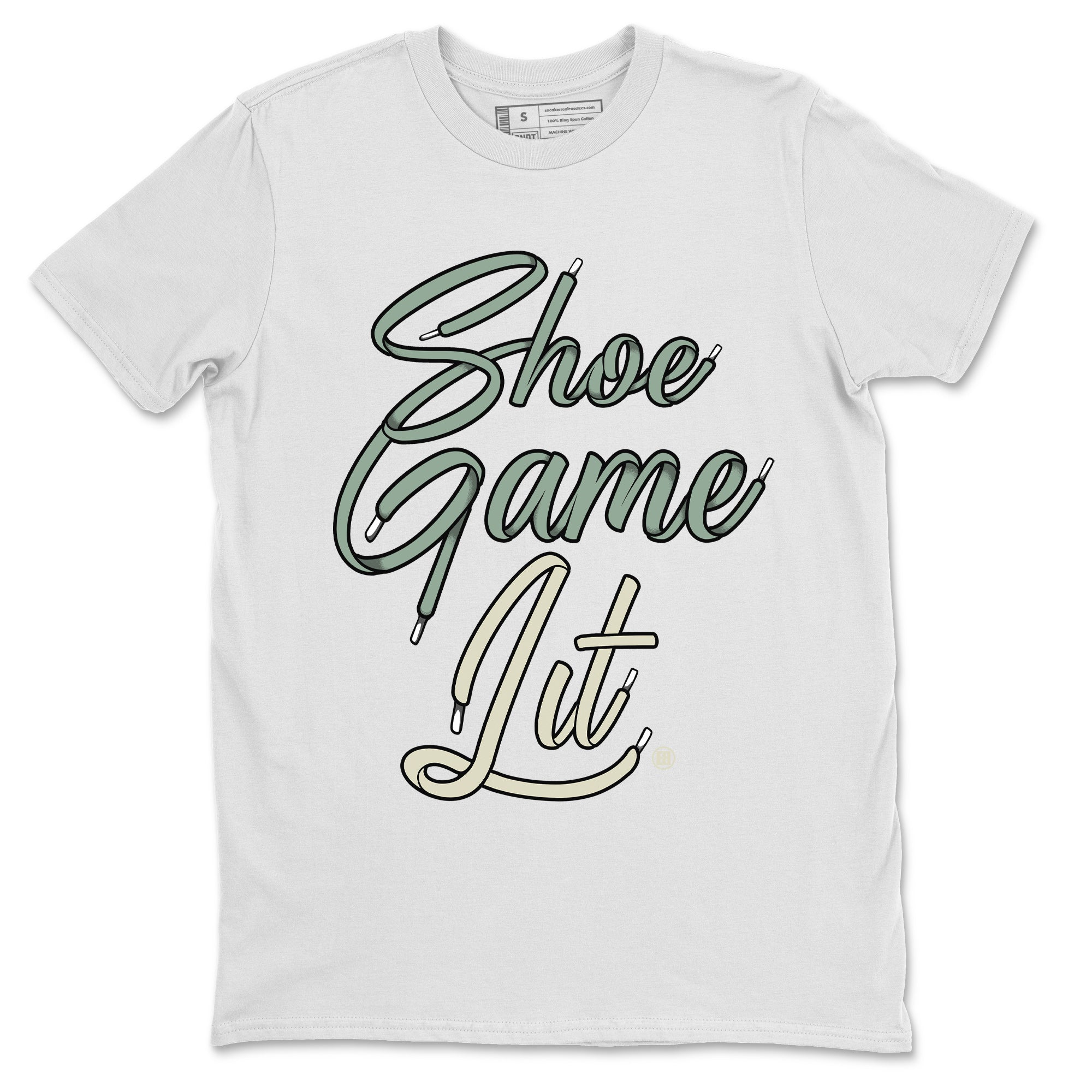 Shoe Game Lit Shoe Lace Unisex Tops - Dunk Mica Green