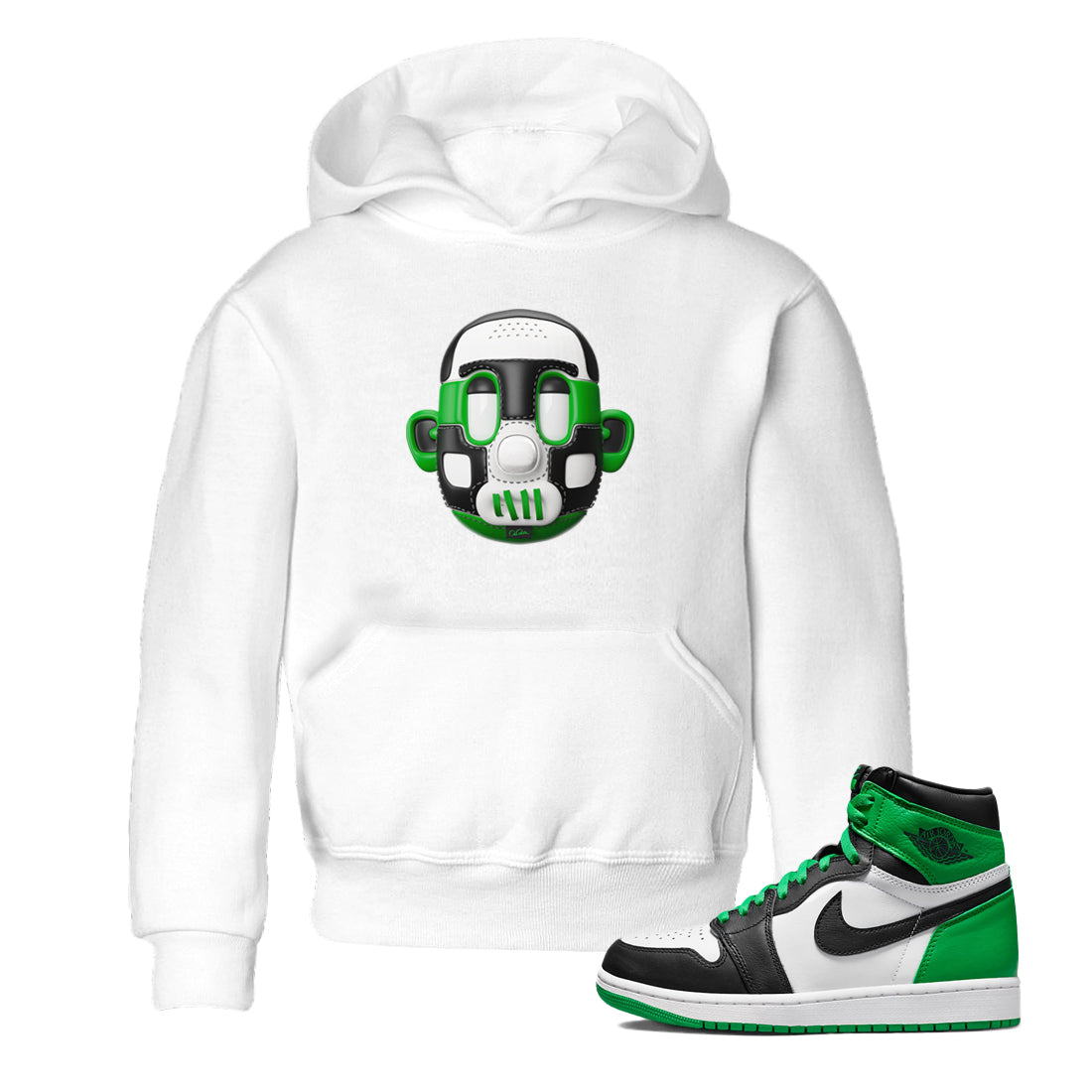 Shoe Head Kids Tops - Air Jordan 1 Celtics