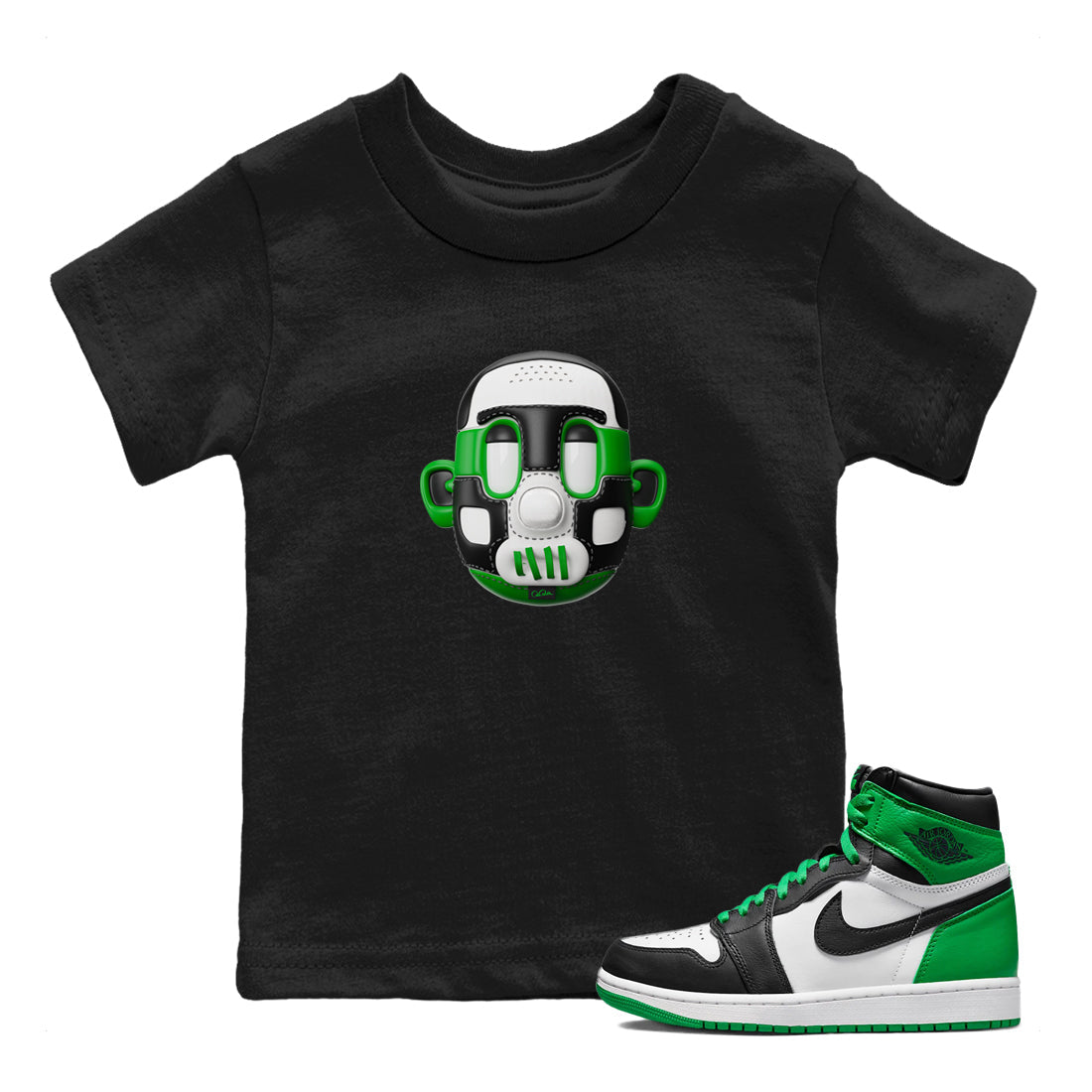 Shoe Head Kids Tops - Air Jordan 1 Celtics
