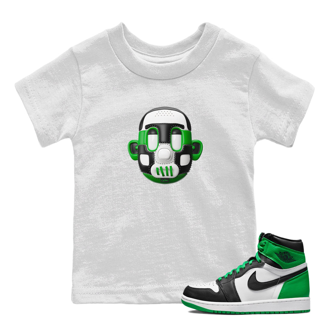 Shoe Head Kids Tops - Air Jordan 1 Celtics