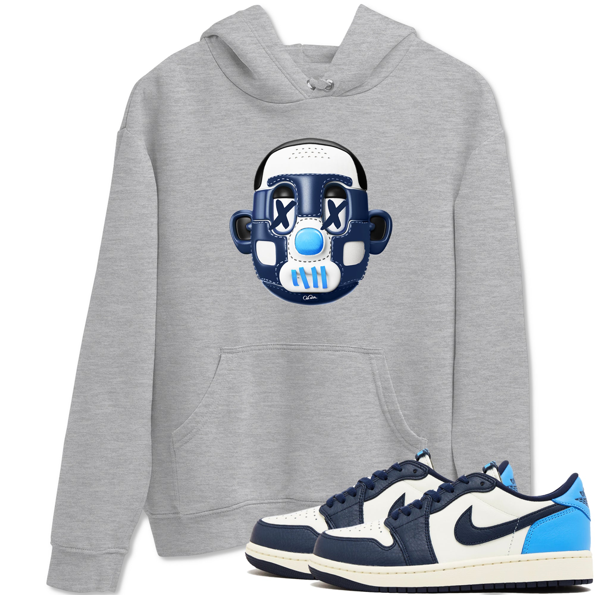 Shoe Head snkmatch Tees - Air Jordan 1 Obsidian