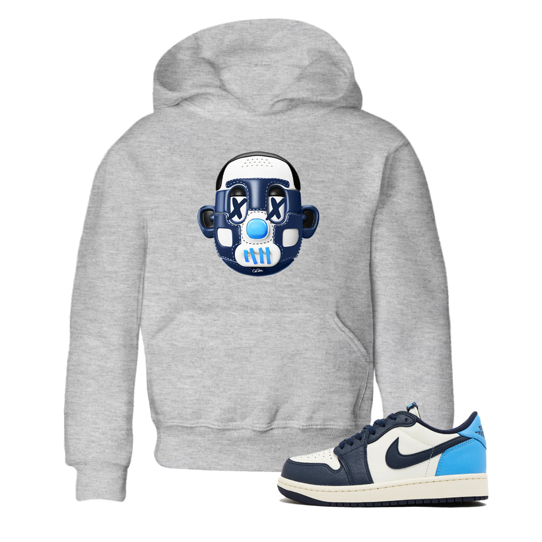 Shoe Head snkmatch Tees Kids - Air Jordan 1 Obsidian