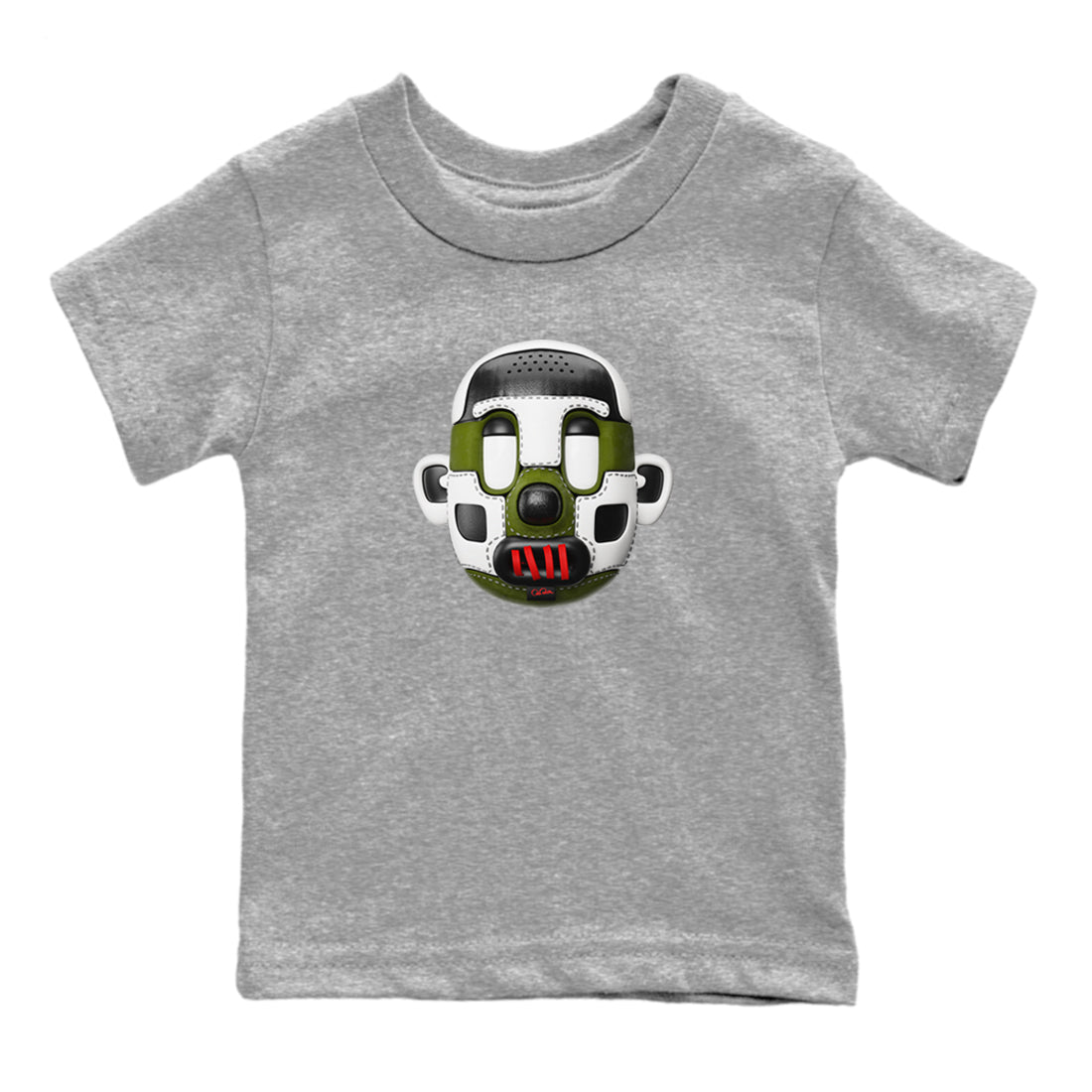 Shoe Head Kids Tops - Air Jordan 1 Travis Scott Olive