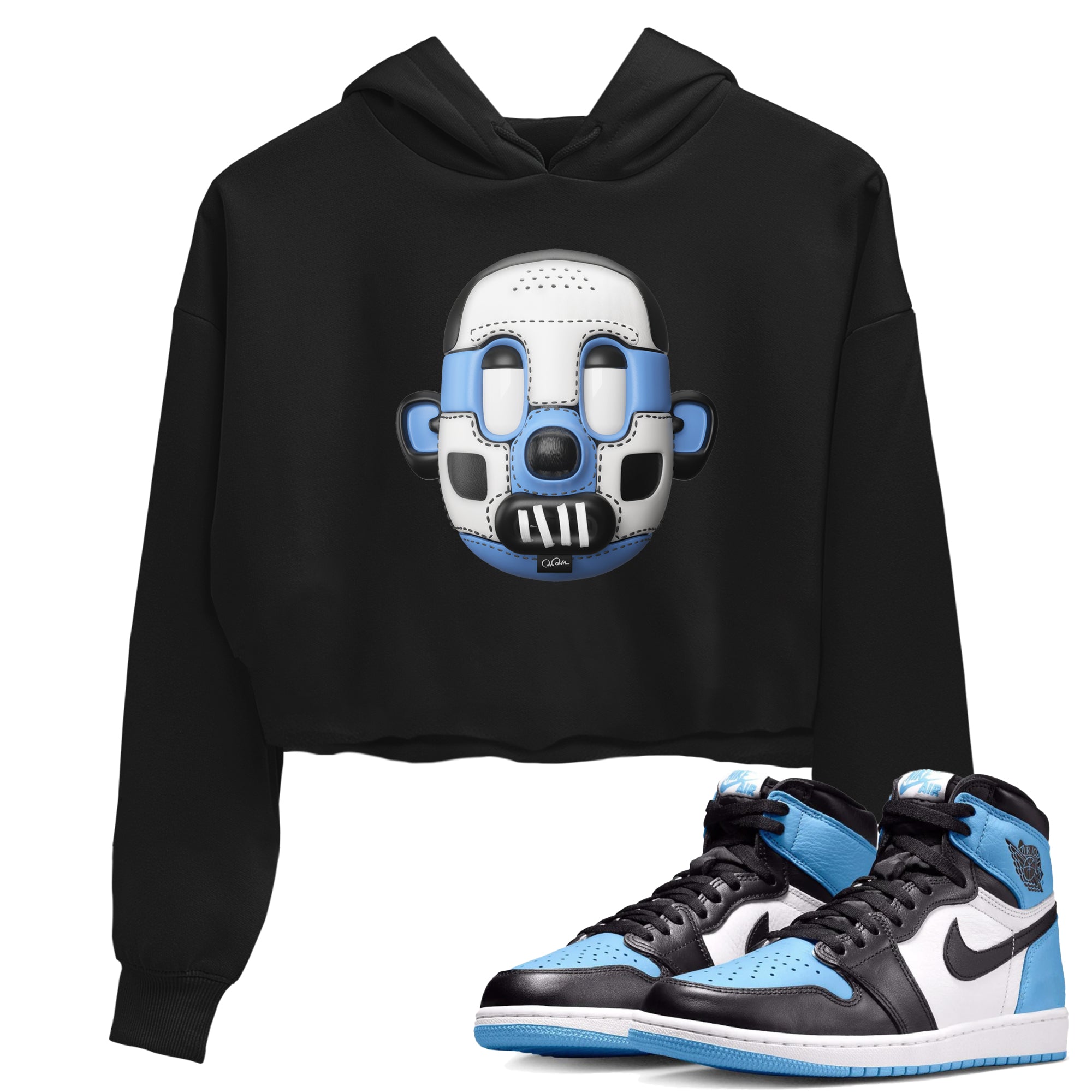 Shoe Head Women's Tops - Air Jordan 1 UNC Toe