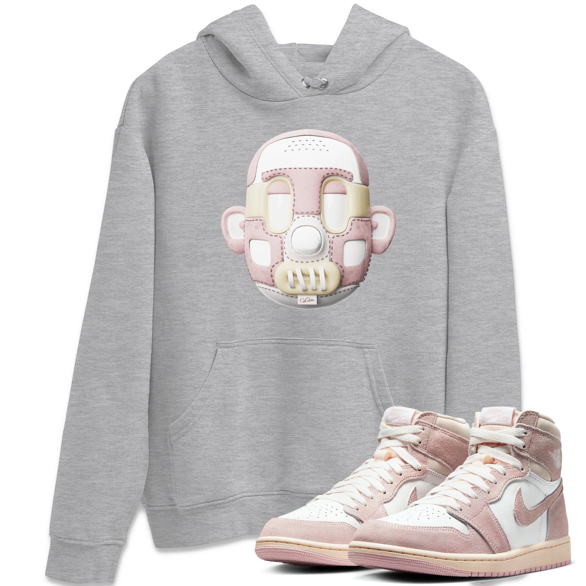 Shoe Head Unisex Tops - Air Jordan 1 Washed Pink