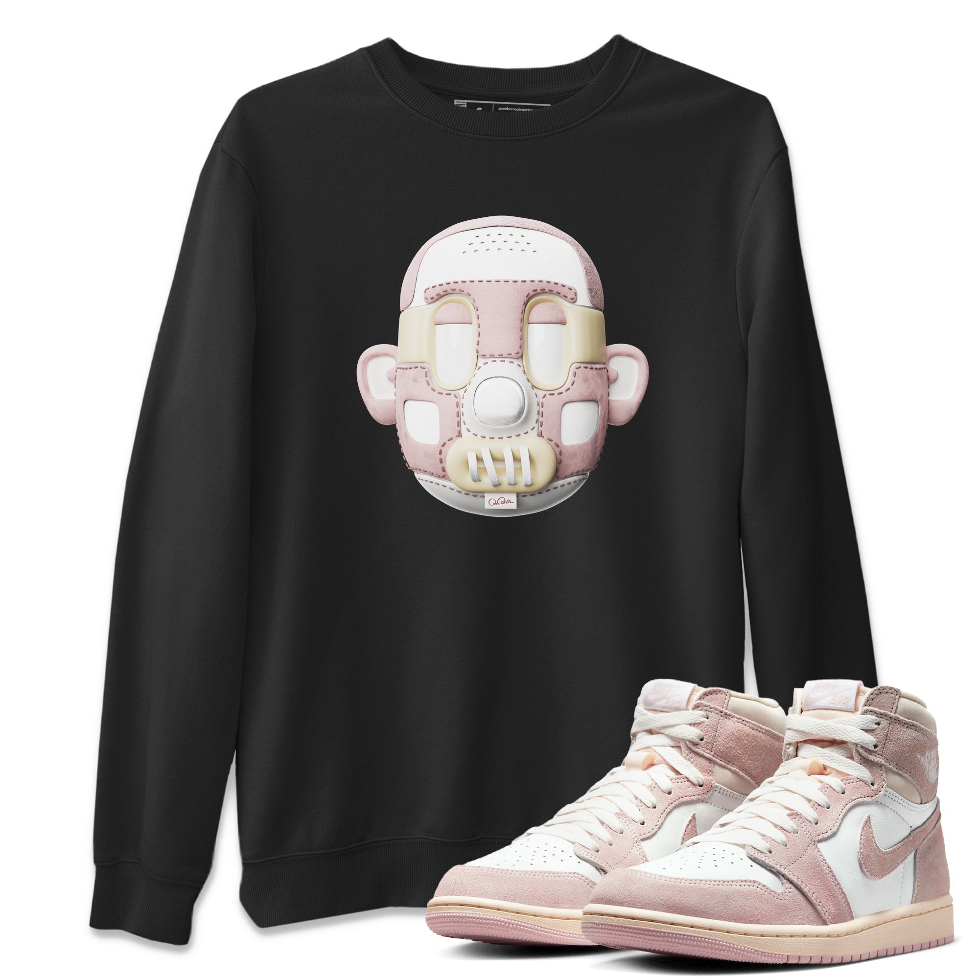 Shoe Head Unisex Tops - Air Jordan 1 Washed Pink