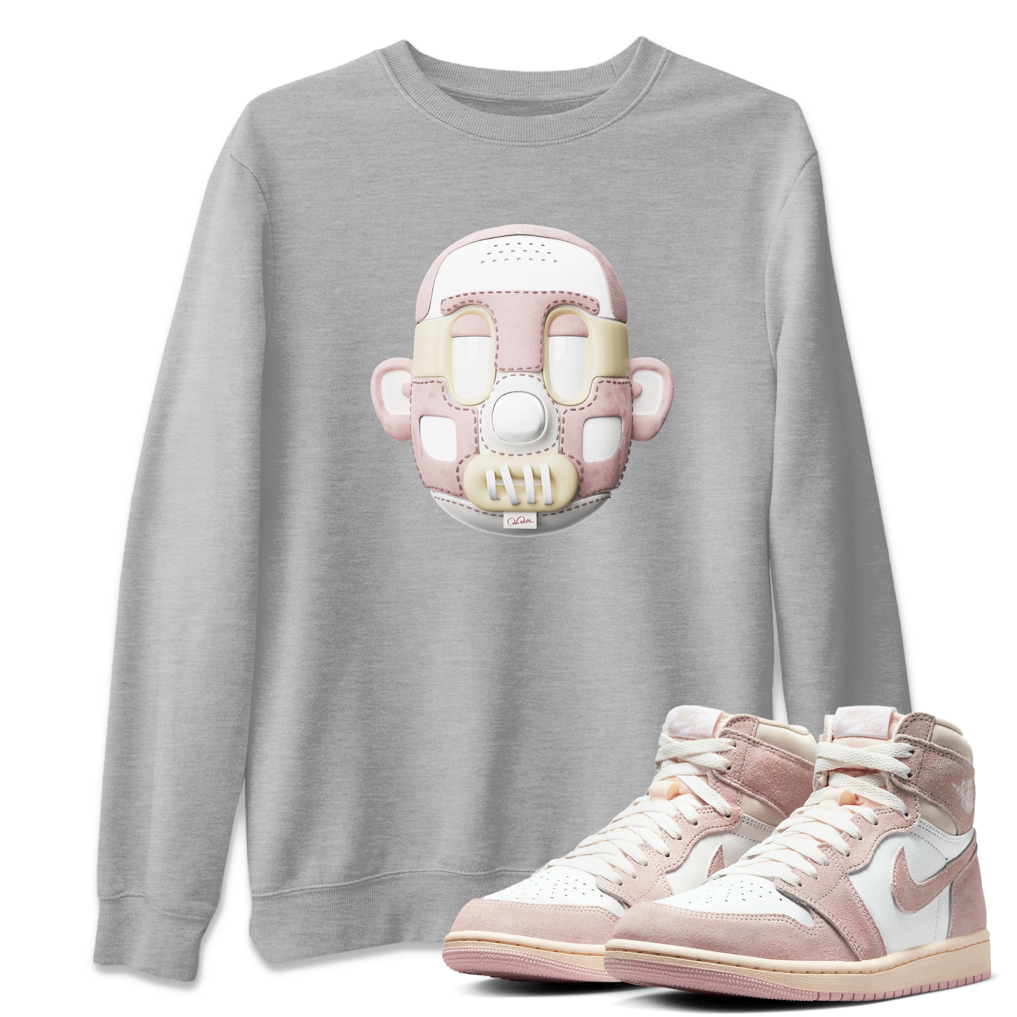 Shoe Head Unisex Tops - Air Jordan 1 Washed Pink
