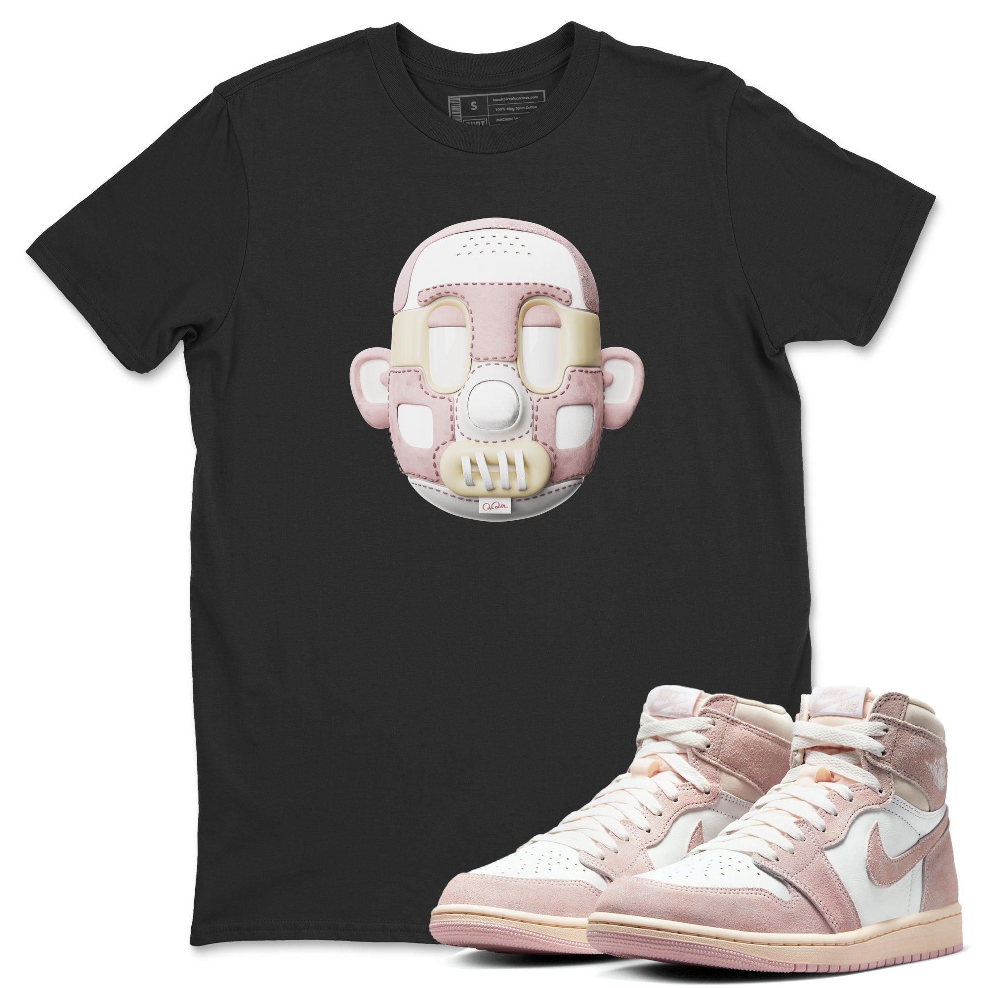 Shoe Head Unisex Tops - Air Jordan 1 Washed Pink